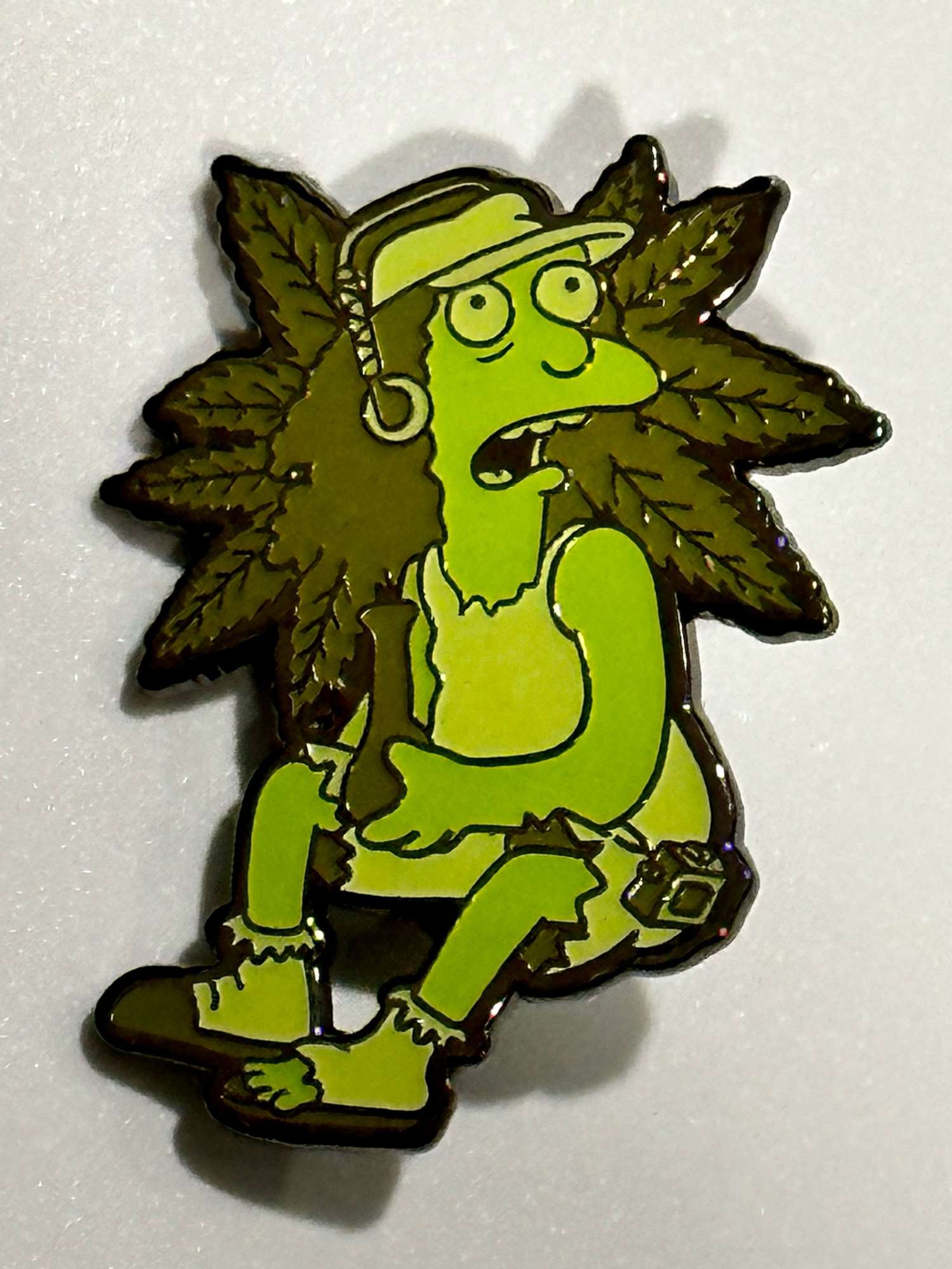Preview pic of LE 20 “Otto” Collectable Enamel Pin by Hippie Hussle , Full UV & Glow, Sold Out, Limited Editon