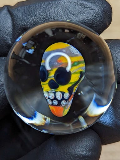 Preview pic of Bob Badtram Skull Marble