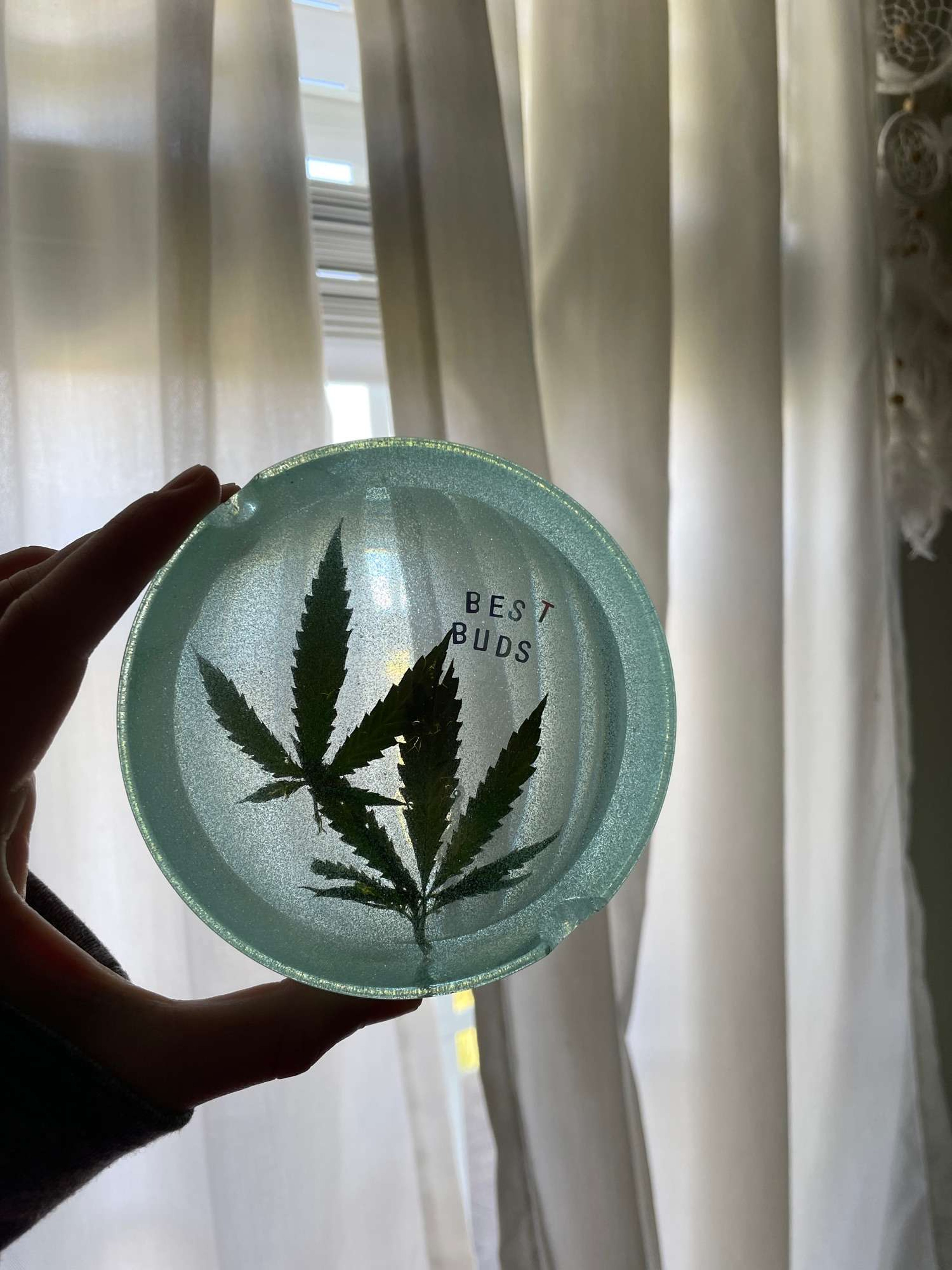 signature ✨best buds✨ resin ashtray by kissmyassh.tray image 0