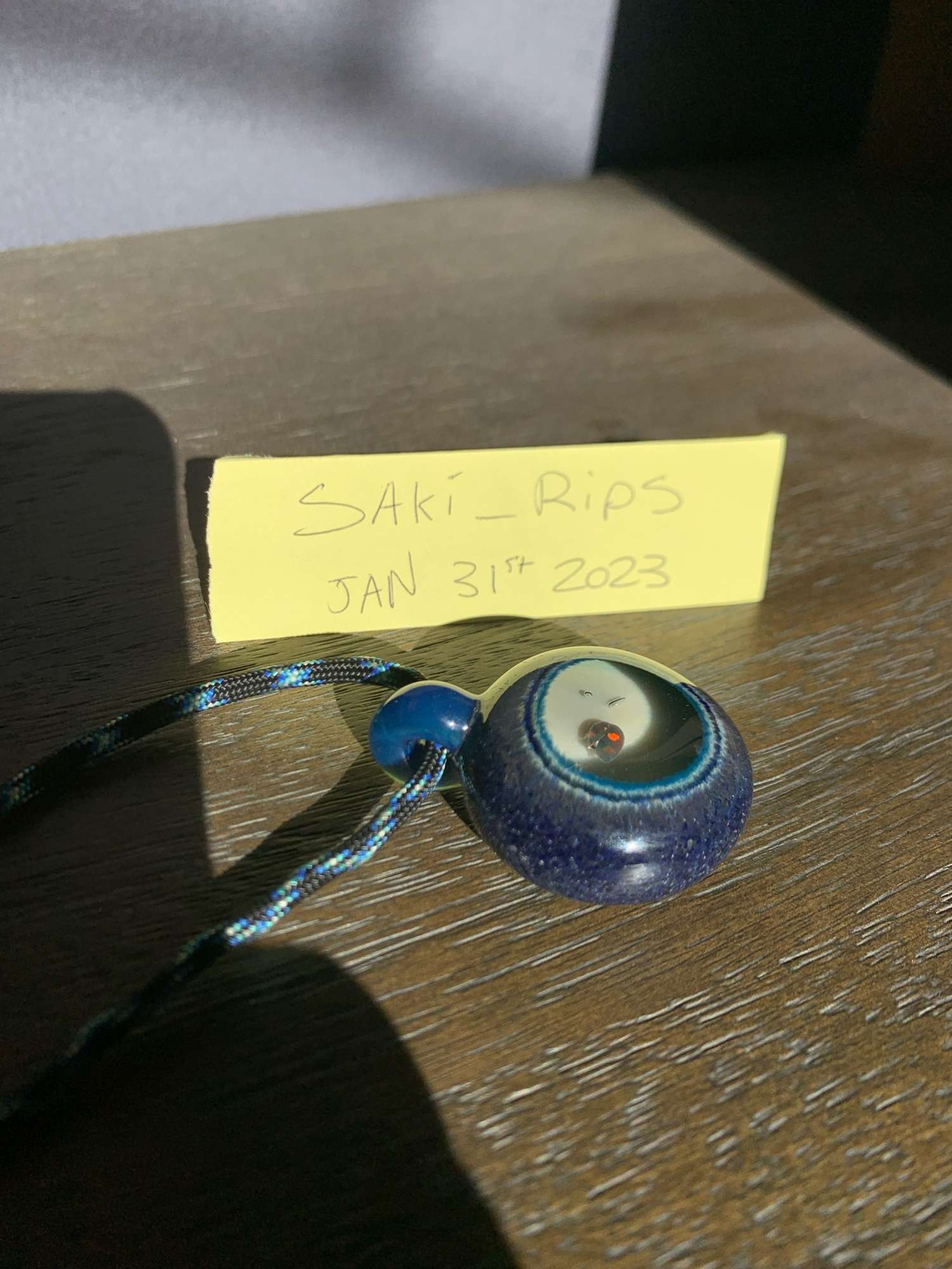 ~Pendant with encased broken opal~ image 0