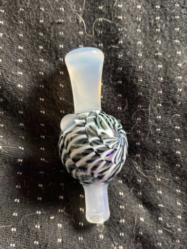 Preview pic of Heady Blue Swirled Bubble Cap