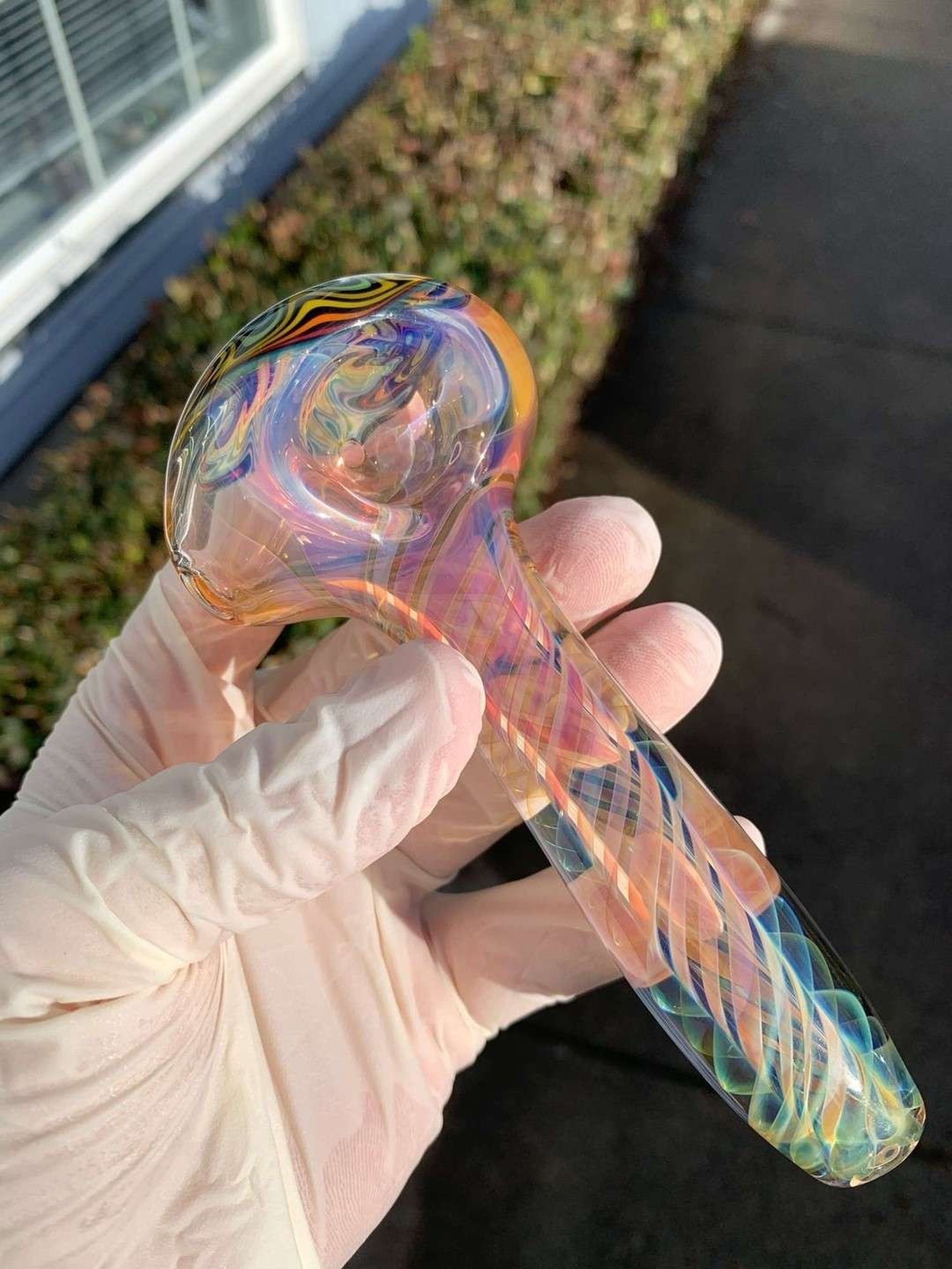 Fume Rainbow Wigwag Pipe image 0