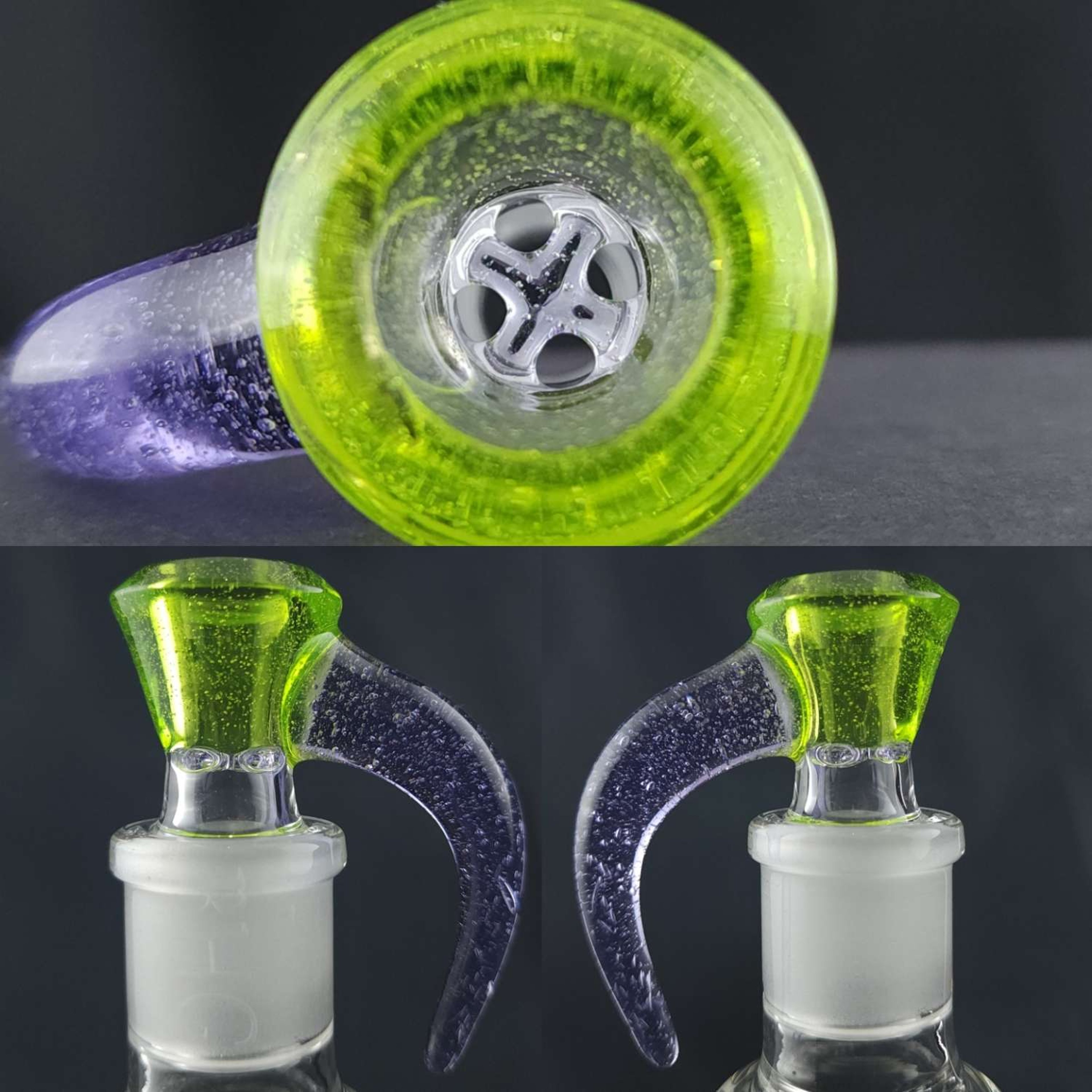18mm 4 hole Slyrm & PurpleStickyPunch image 0