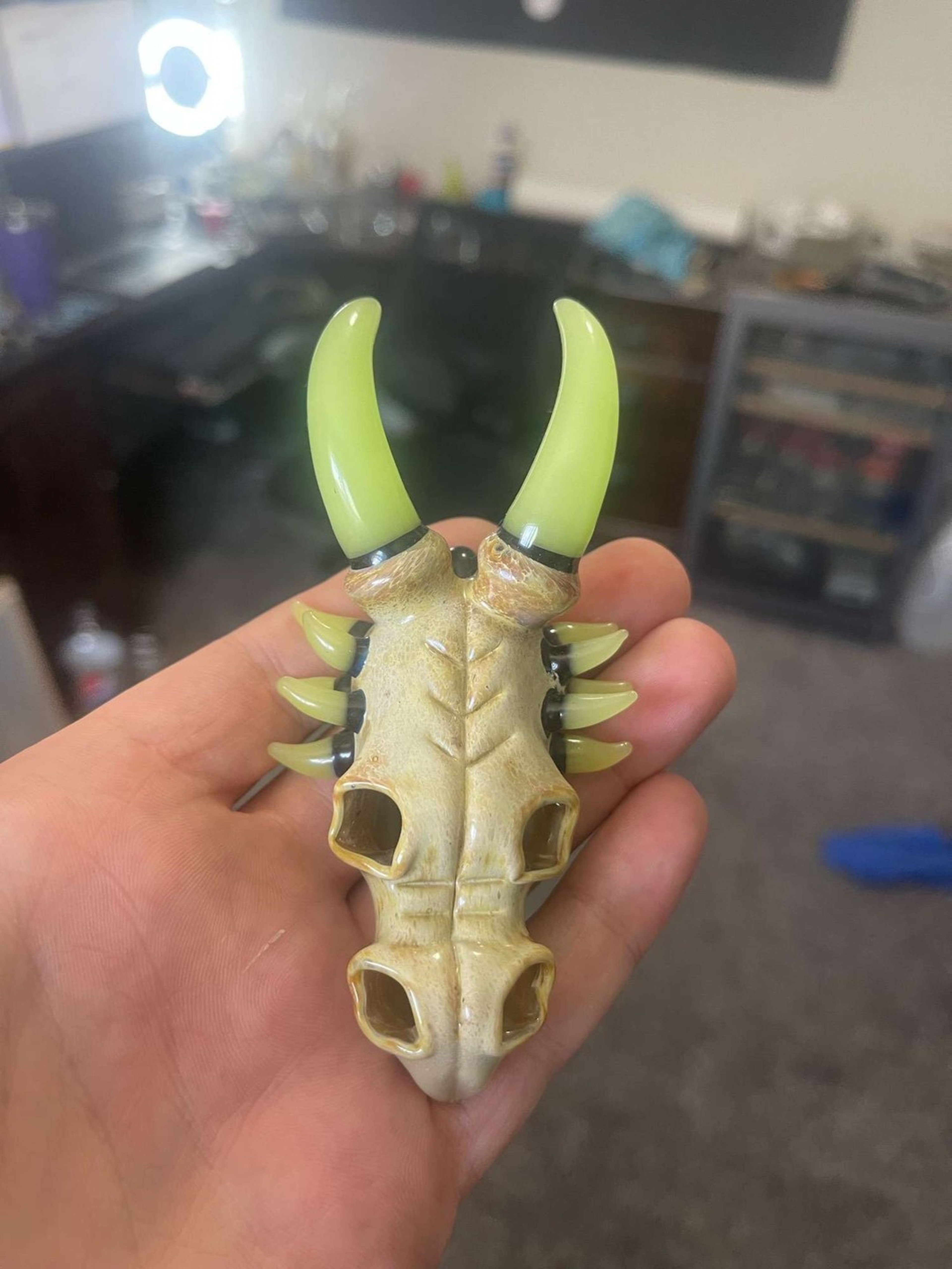 Hiccdog Dragon Skull Pendant image 0