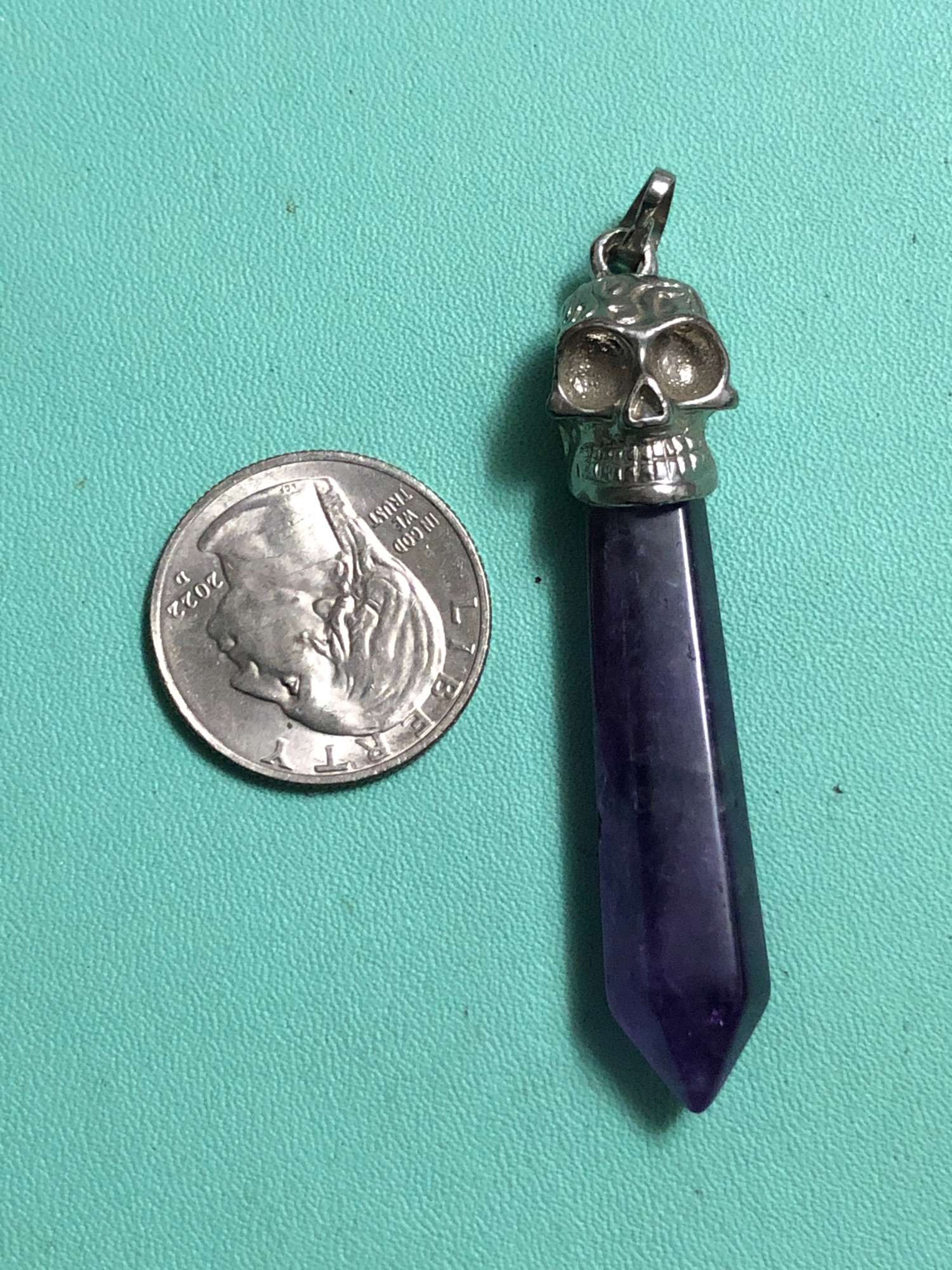 Amethyst crystal pendant image 0
