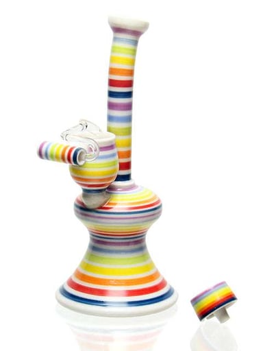 Preview pic of DCN Porcelain - Fixed Bucket Polished Mini Tube - Rainbow