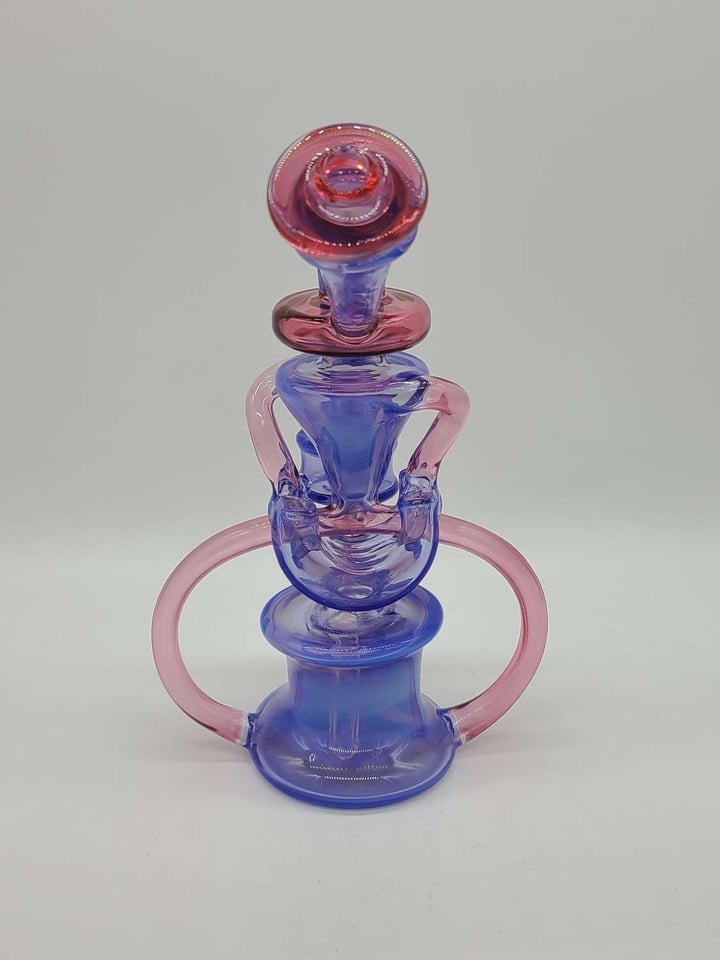 Particle Accelerator Neptune and Gold Ruby freeekglass 