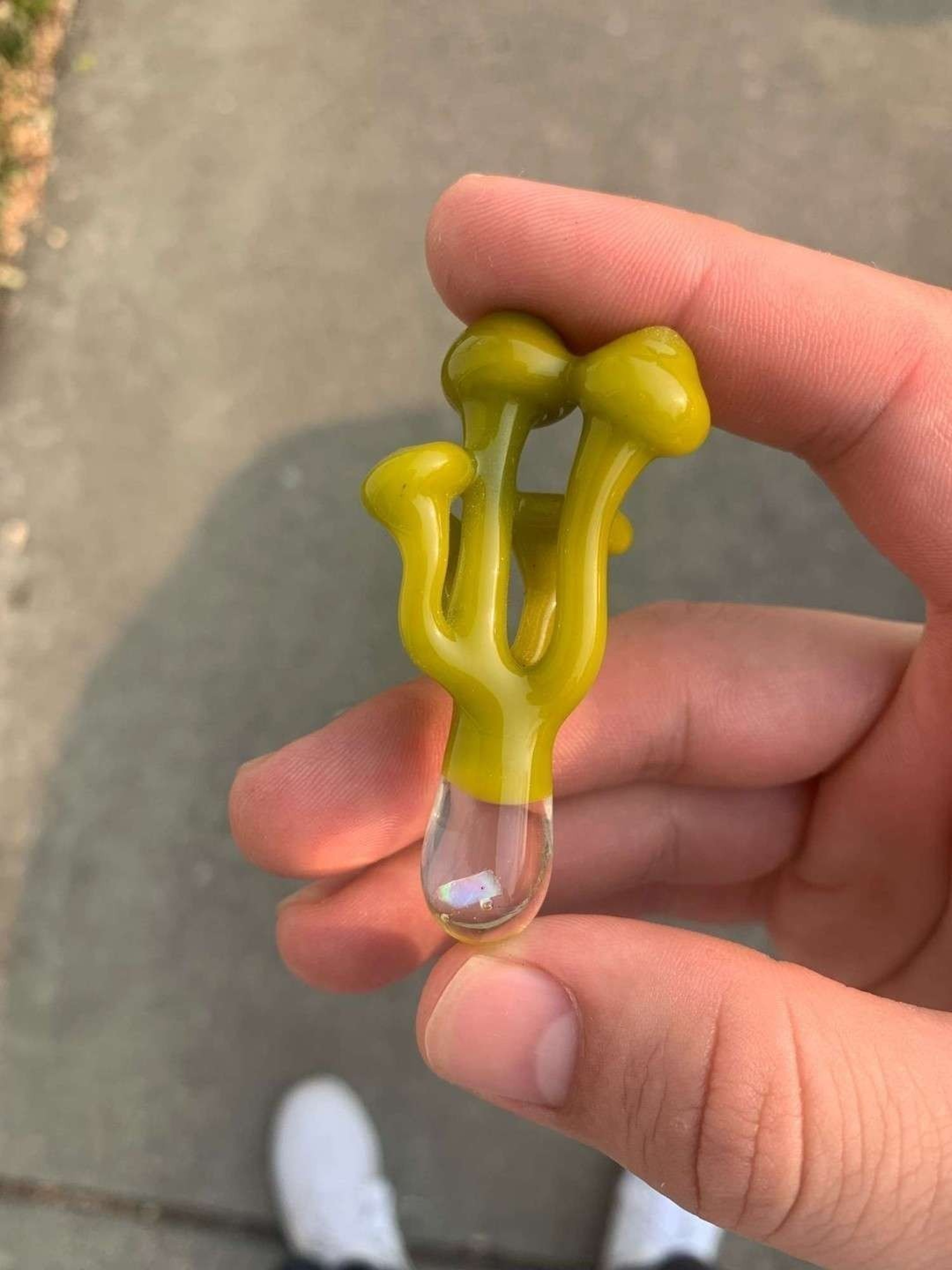 Opal Mushroom Cluster Pendant image 0