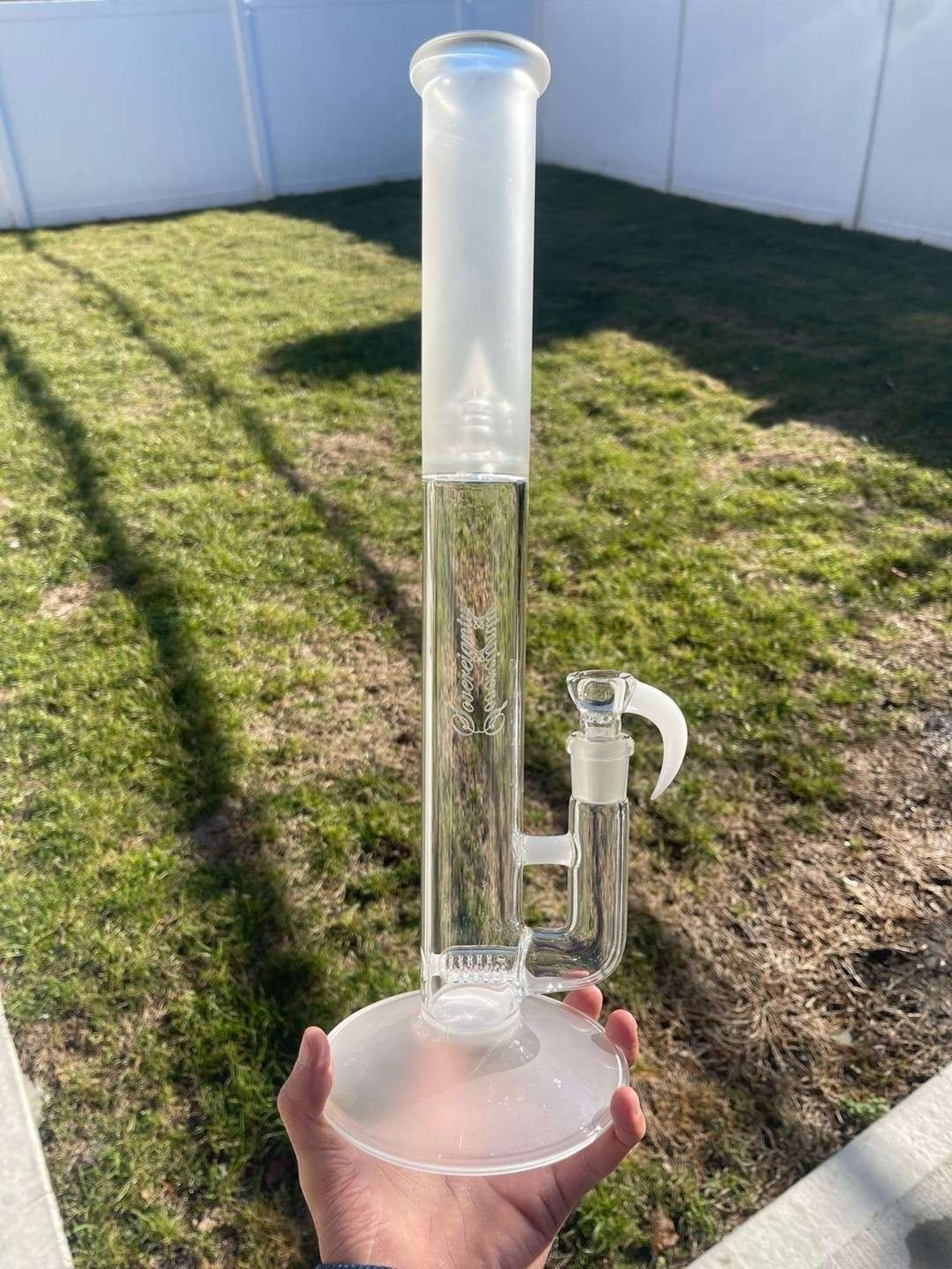 Preview pic of Sovereignty Glass PA Walter White Down grid (Dg) 44 w Factory Sov Sandblasting 