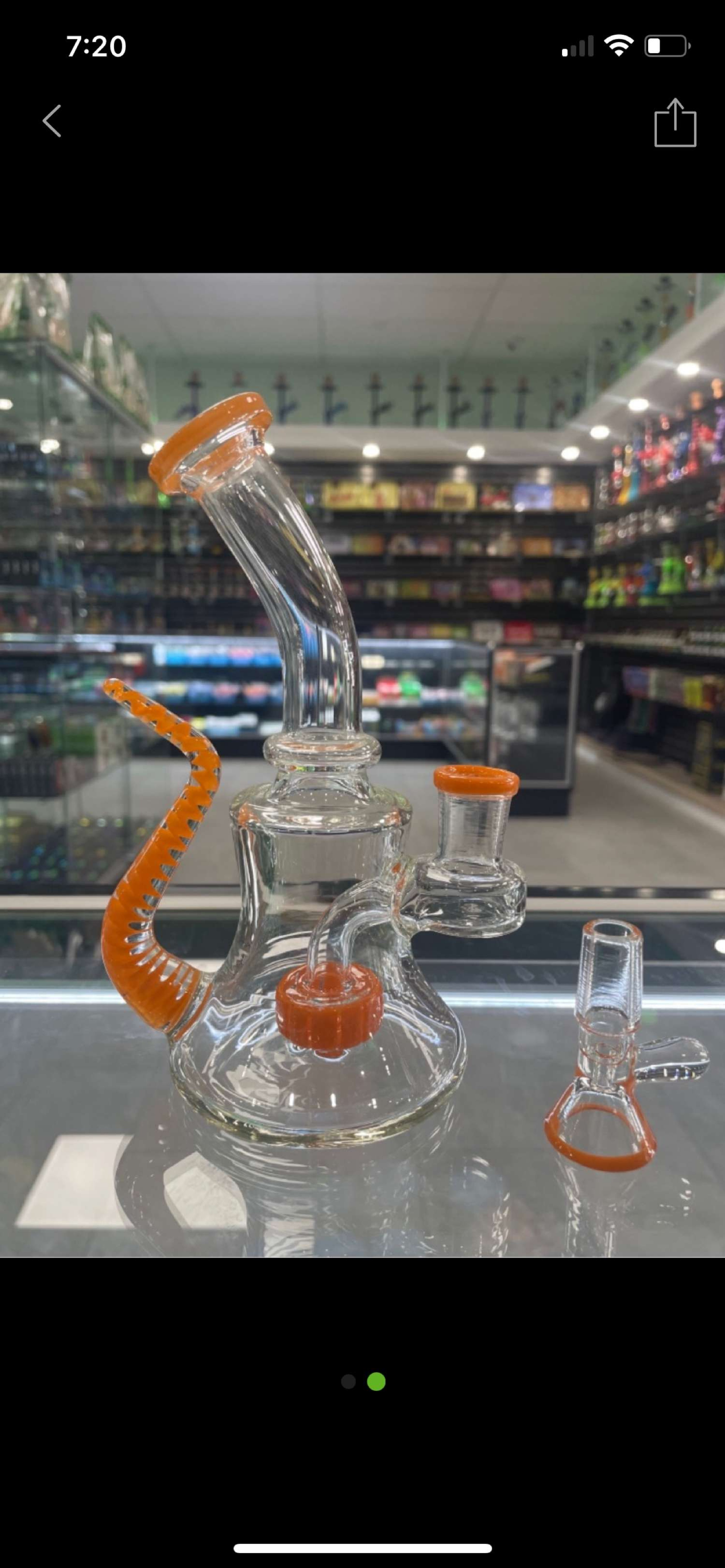 Orange 14mm banger hanger!  image 0