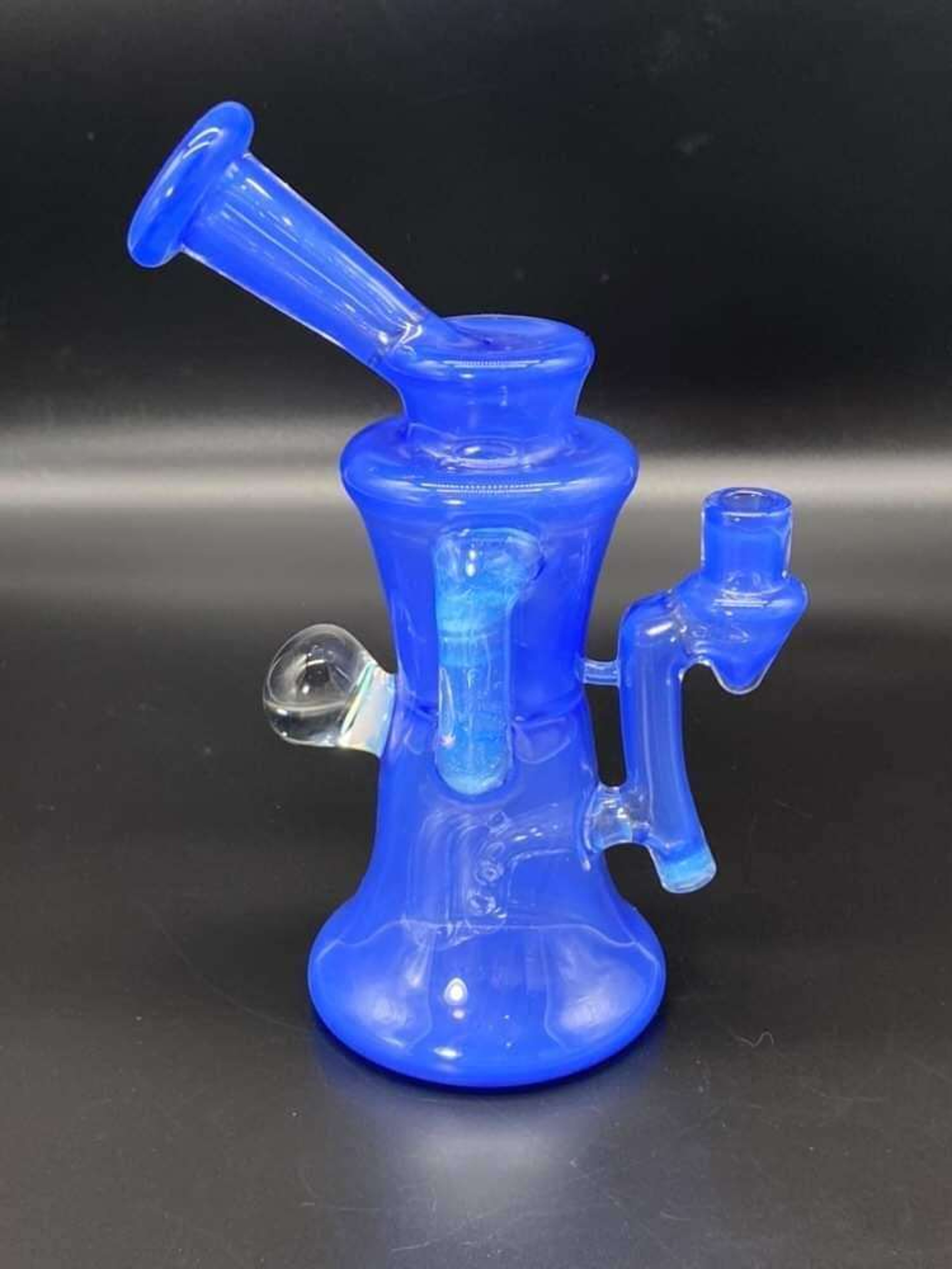 Djinn glass blue satin and glopal gillcycler image 0