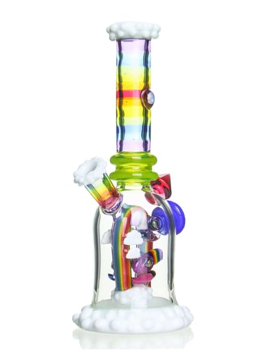 Preview pic of RJ Glass - Rainbow Shredder - Pomegranate & Deja Blu