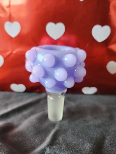 Preview pic of Lavender and cotton candy 14mm slide