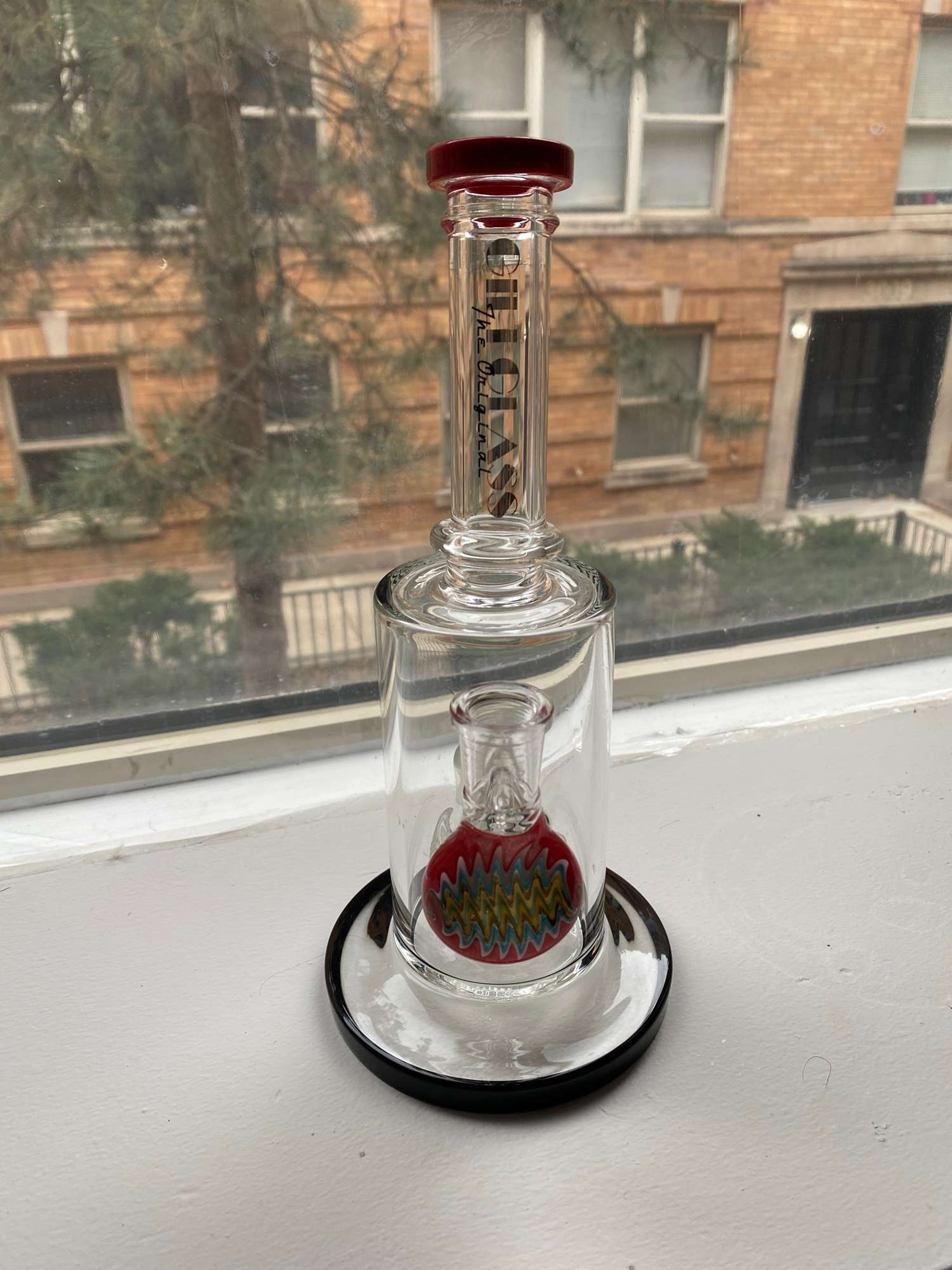 Preview pic of Matrix Perc Rig - Gilly Glass Red Wigwag