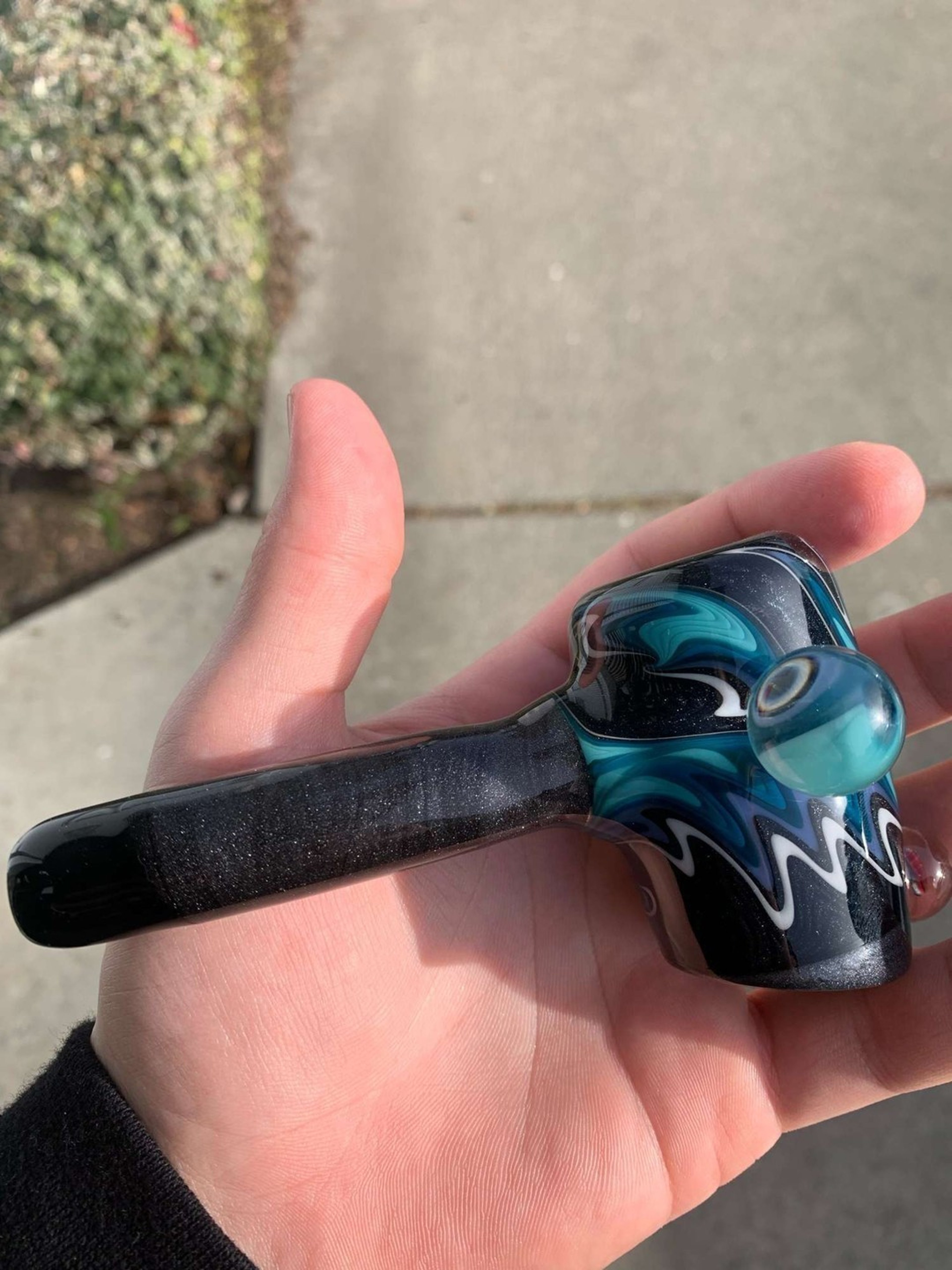 Preview pic of Dead Head Dry wigwag Hammer Pipe 