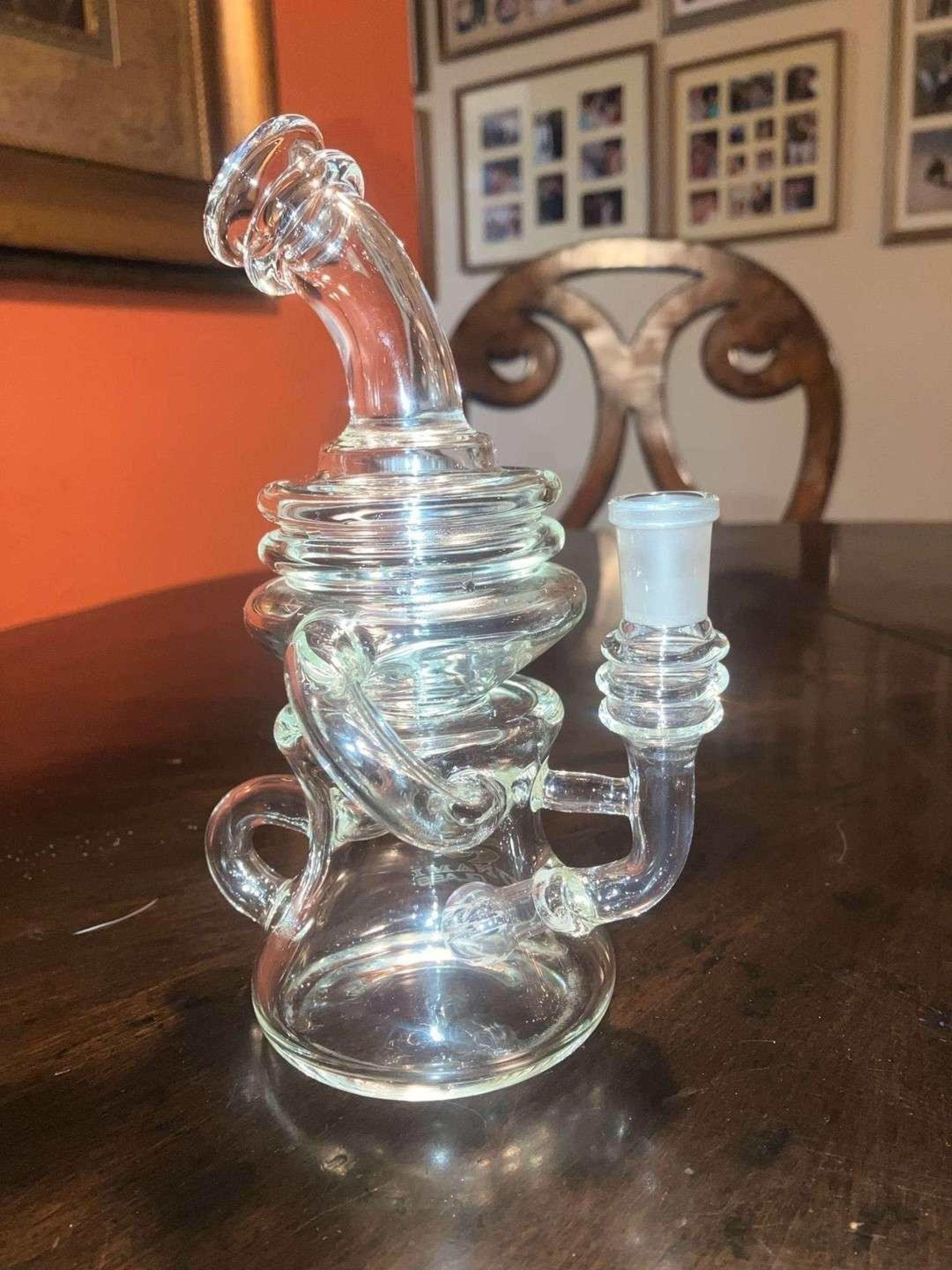 Preview pic of -PRICE REDUCED- Tsunami Glass Recycler- Maria Stack Sprinkler Recycler Rig (6")