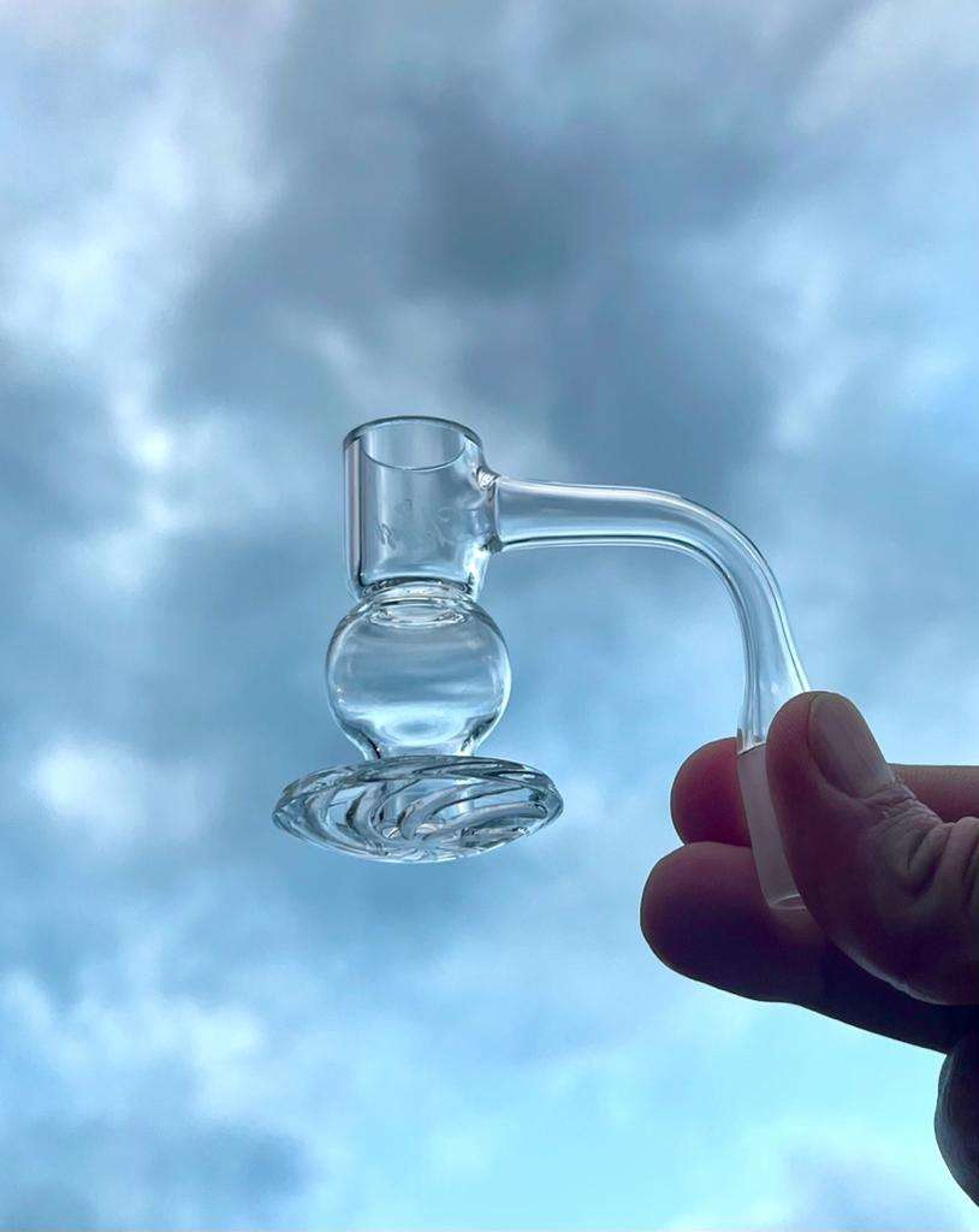14 mm fully Fused Glass Banger. image 0