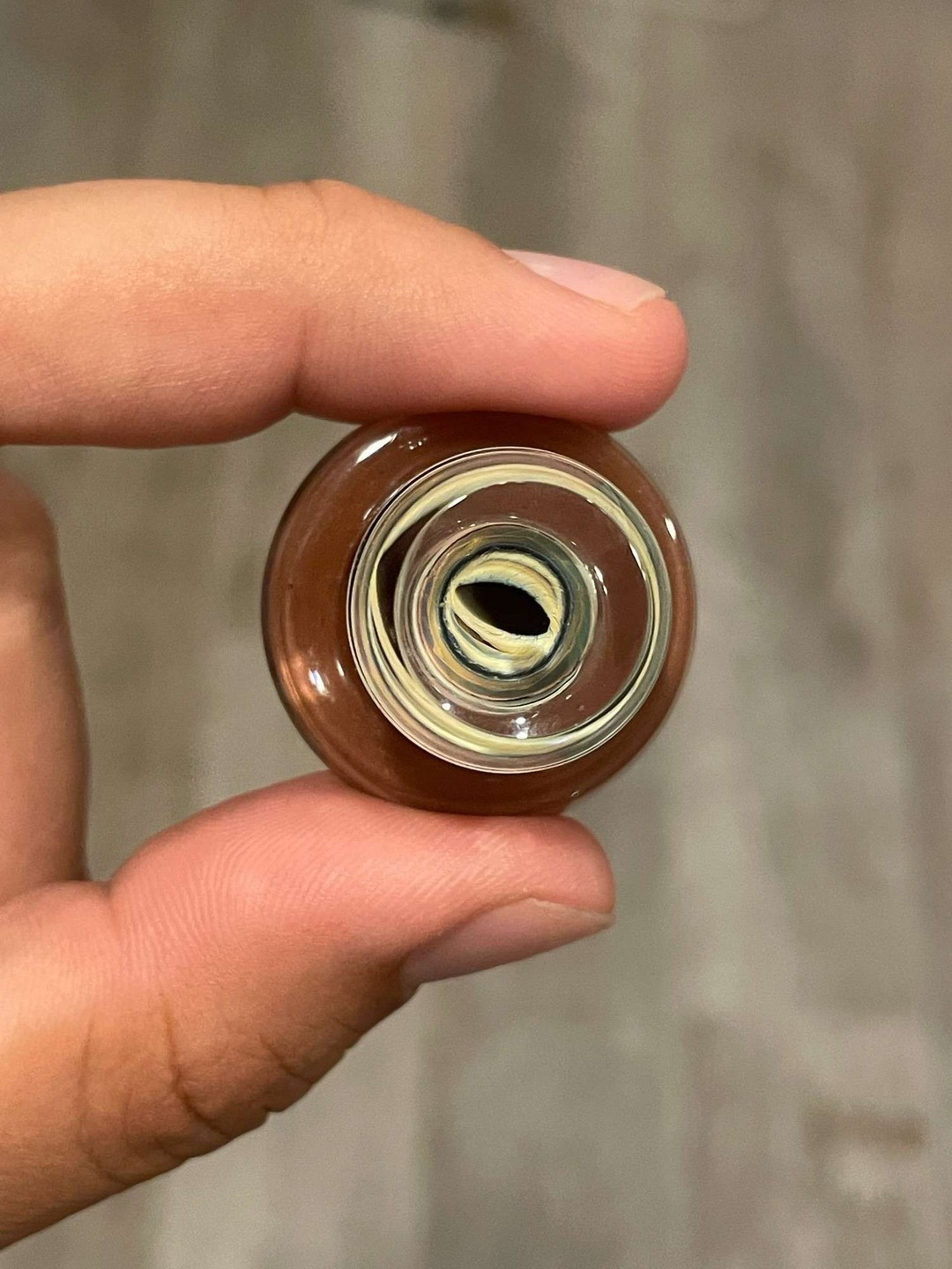 Tron Glass 25mm spinner cap image 0