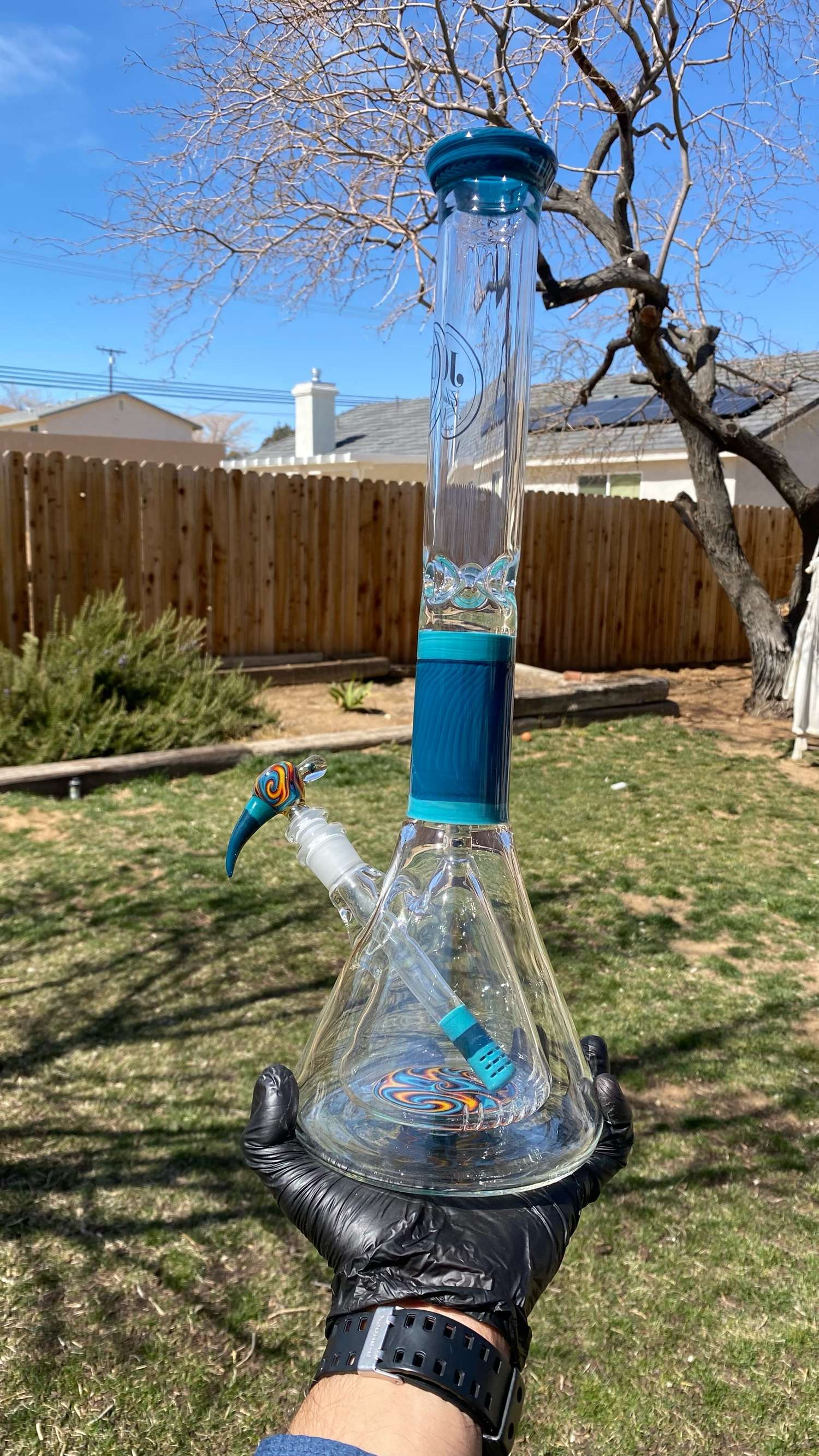 17β JC Glass beaker Collins perc π₯π₯π₯ image 0