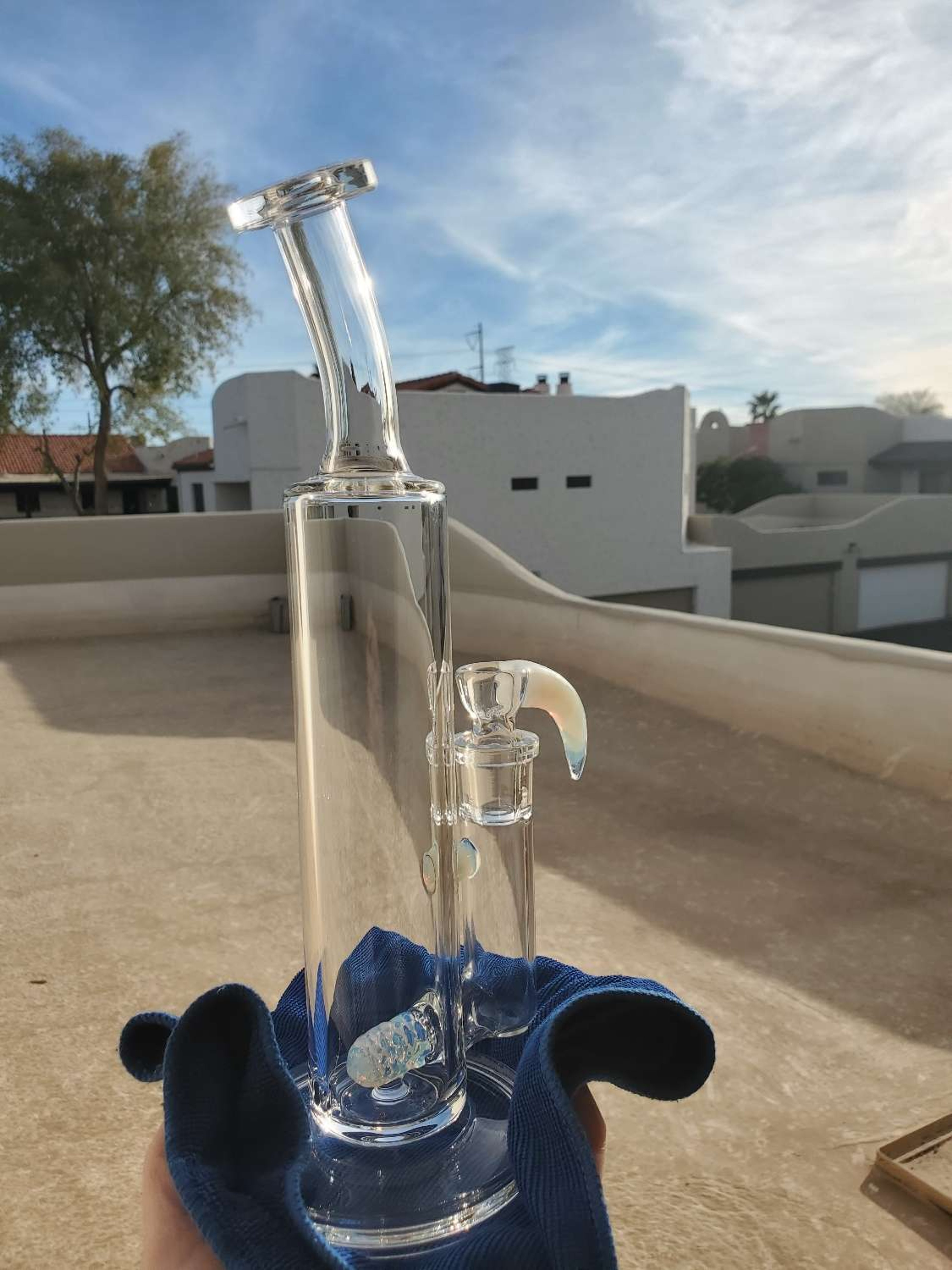 Fluid Glass 12" Custom Bent Neck image 0