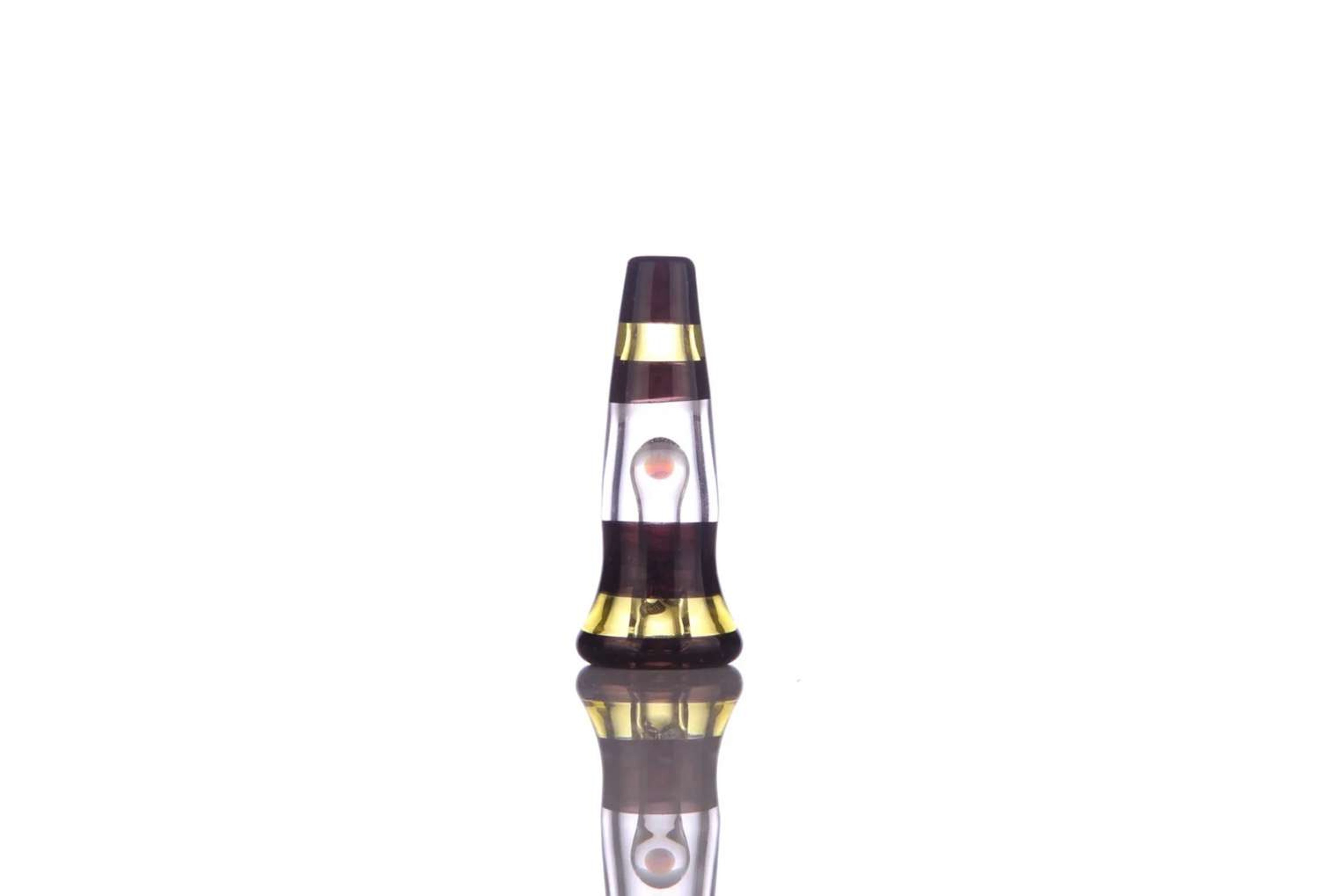 Preview pic of Bluegrass Glass Carb Cap [Black/Yellow]