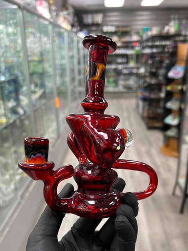 Preview pic of Nv_Glass Dual Head Medusa Recycler  