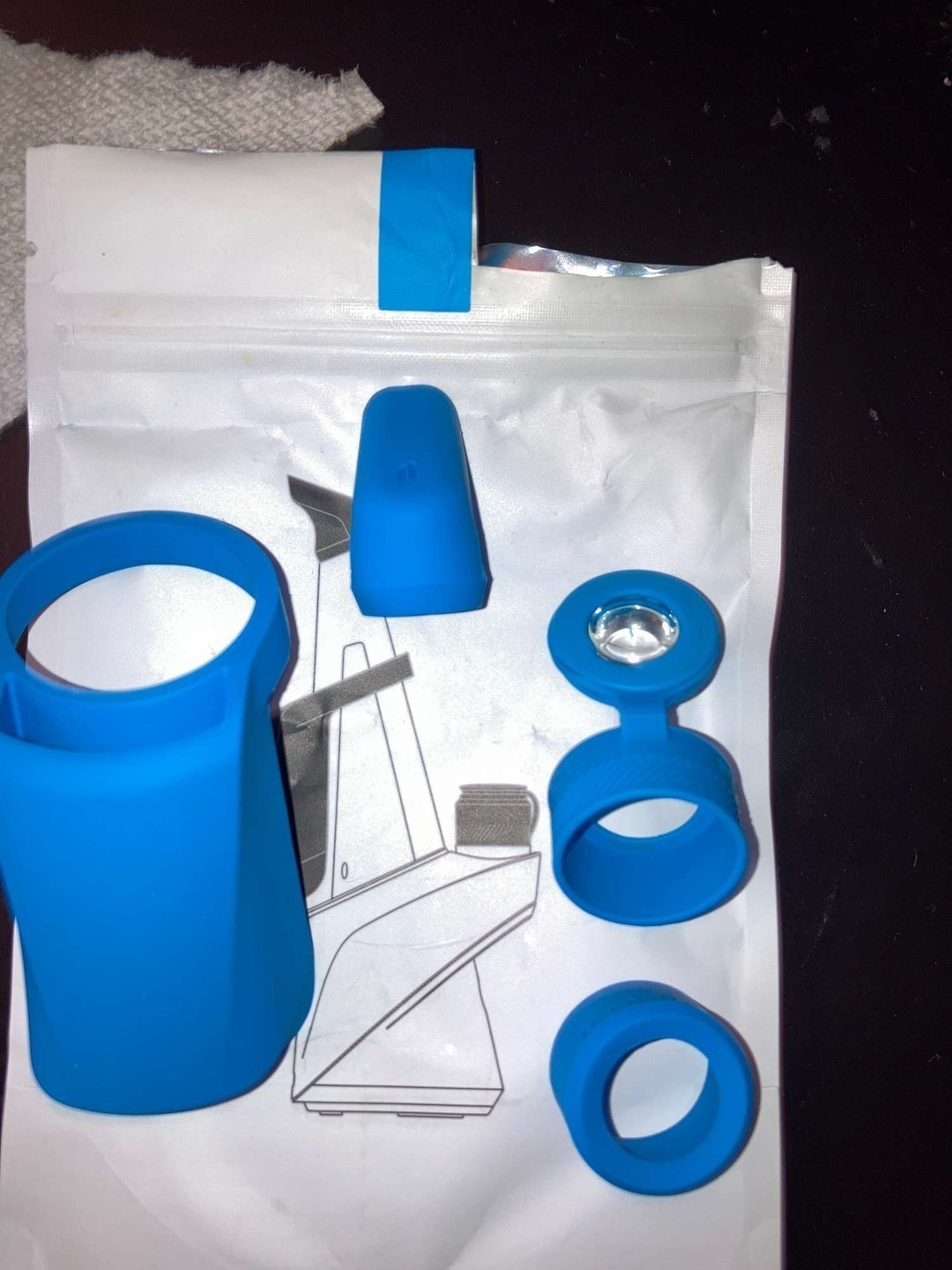 Preview pic of Blue Puffco Travel Pack 