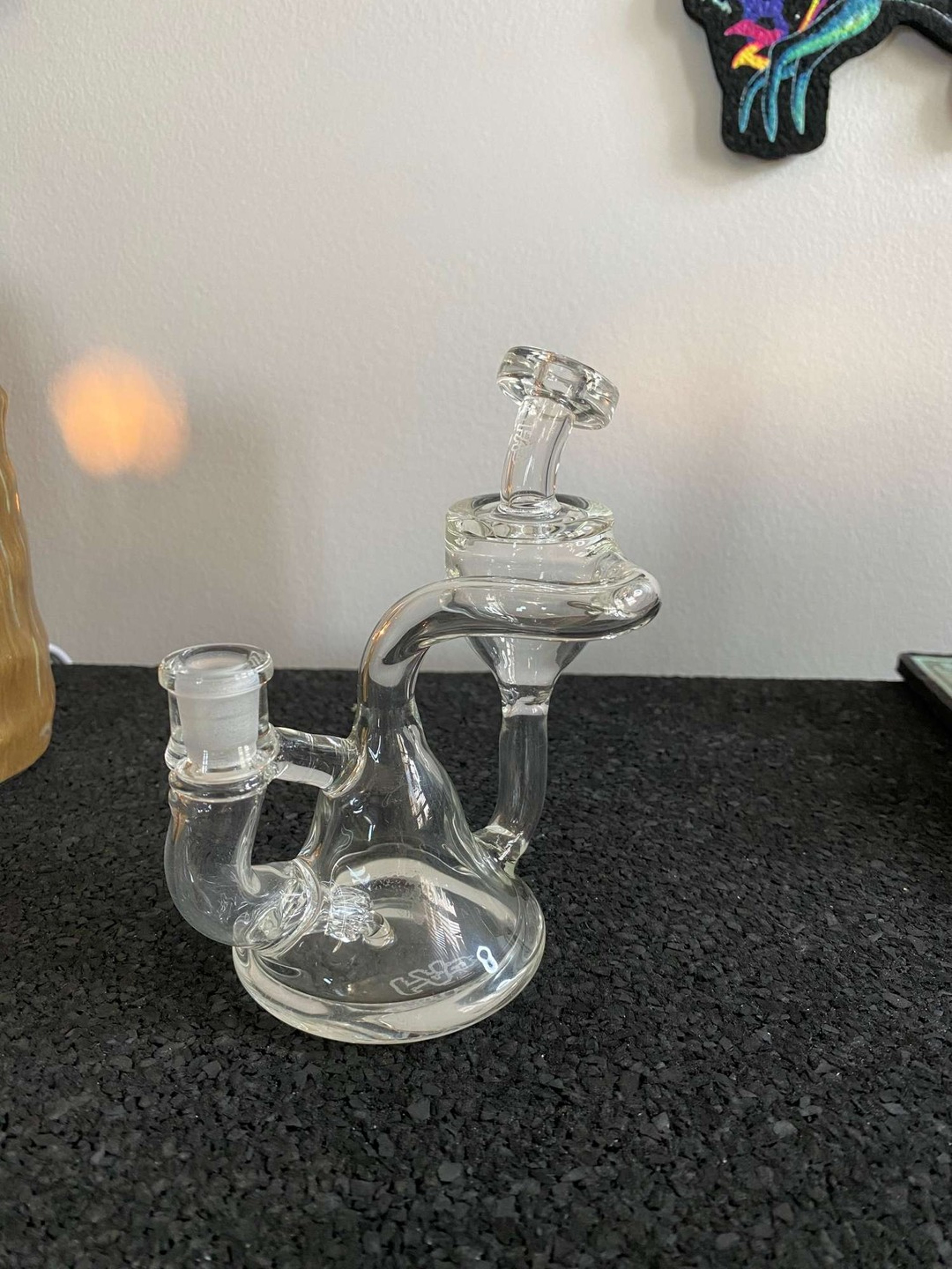 TAG 4.5” Mini Fixed Showerhead Below Base Recycler image 0