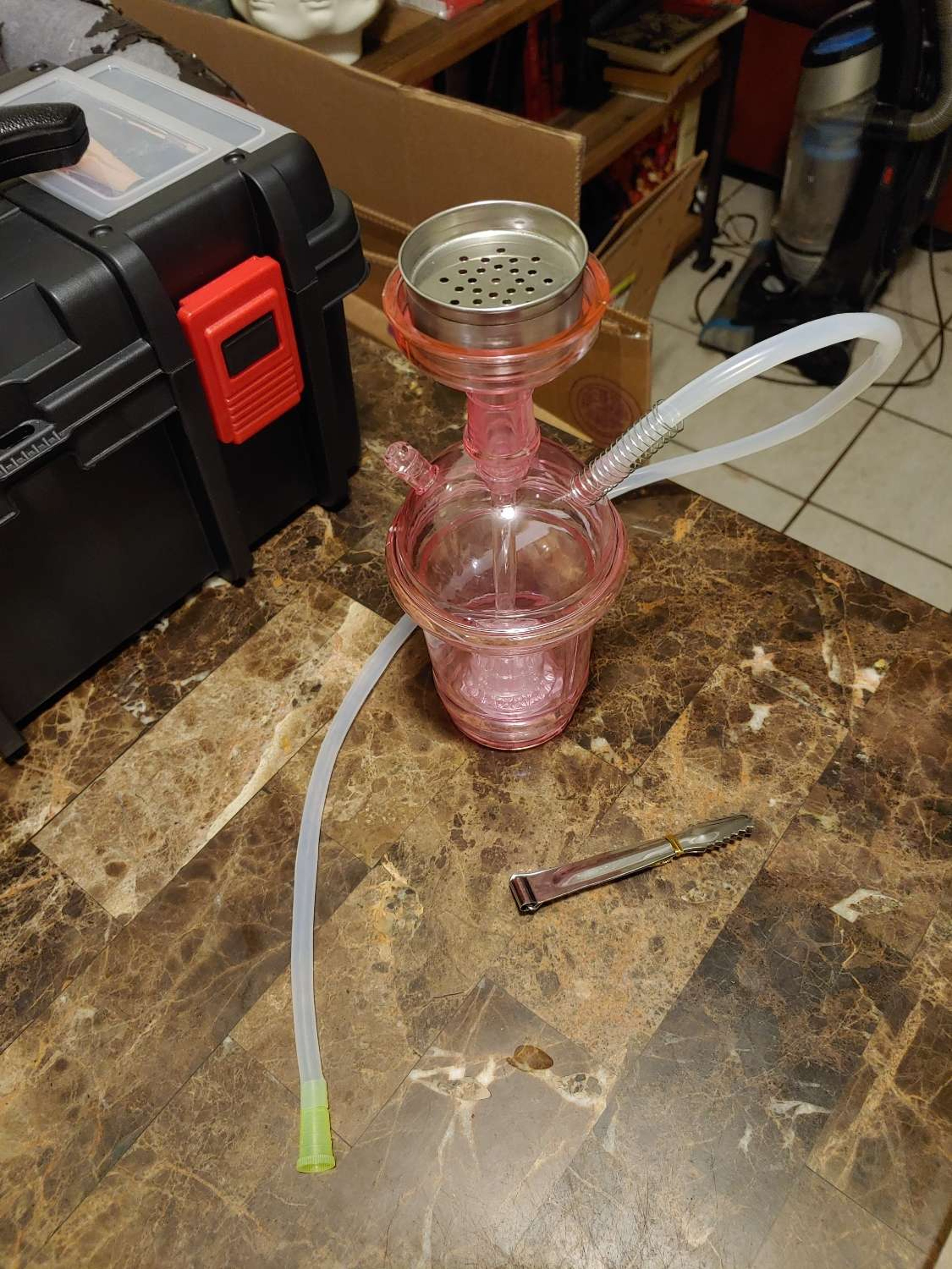 Mini Acrylic Travel Hookah image 0