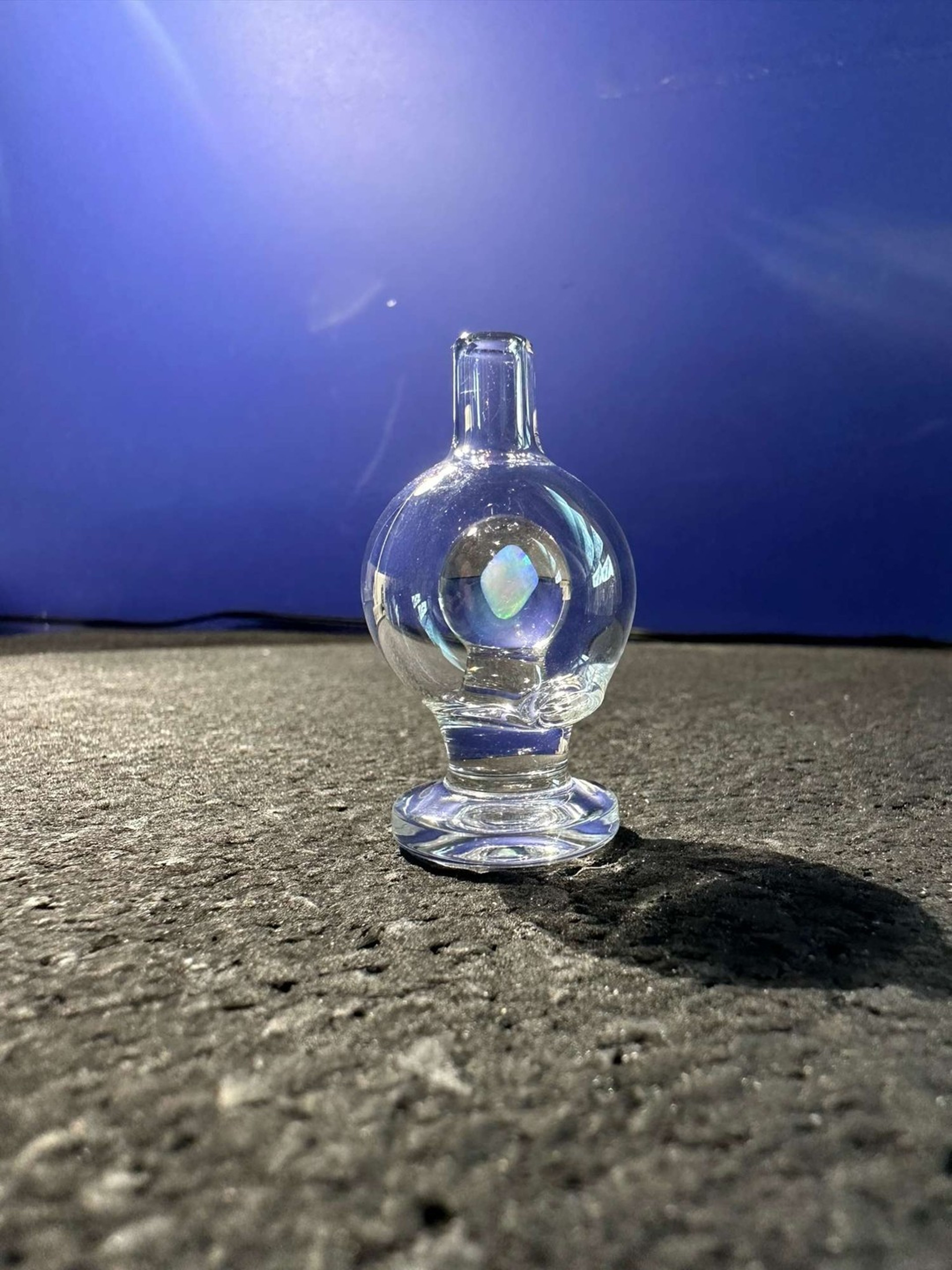 Clear soup glass cap image 0