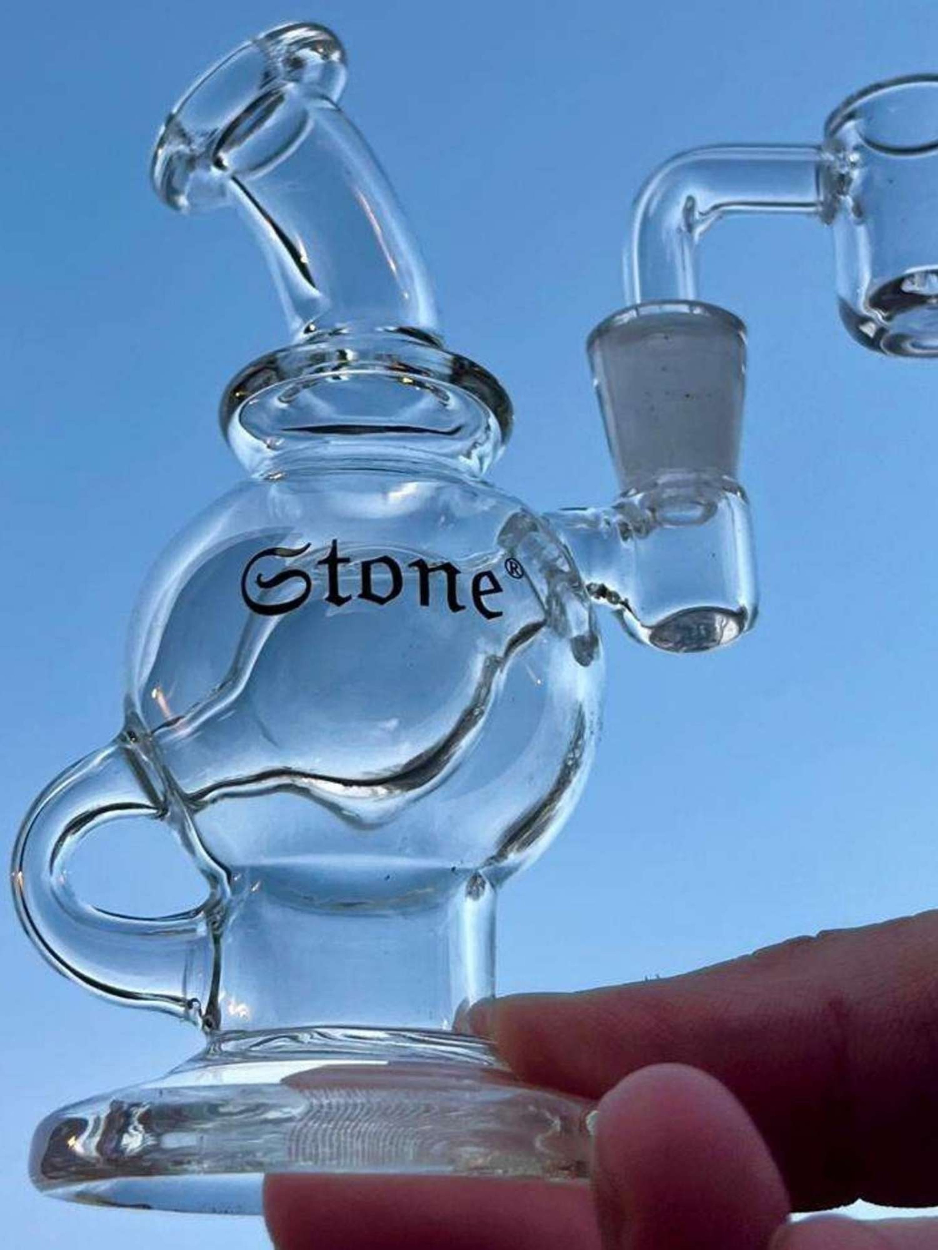Preview pic of 4" Mini Glass Recycler Rig