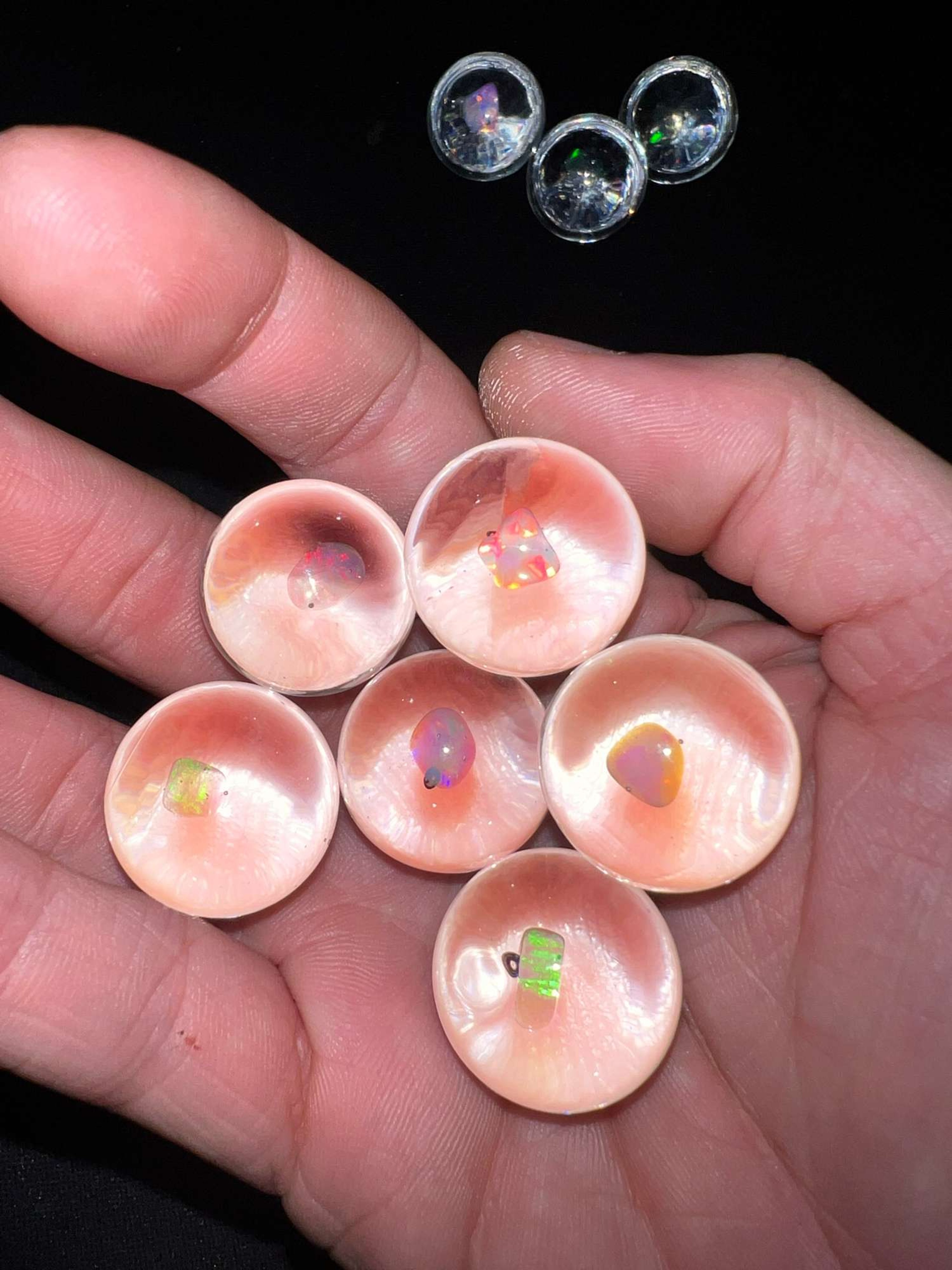 Preview pic of 25mm opal marbles