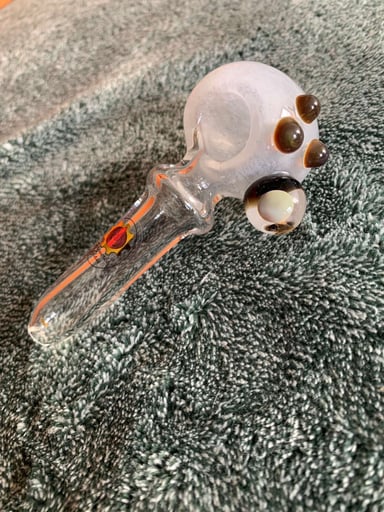 Preview pic of Mushroom Implosion Handpipe (White)