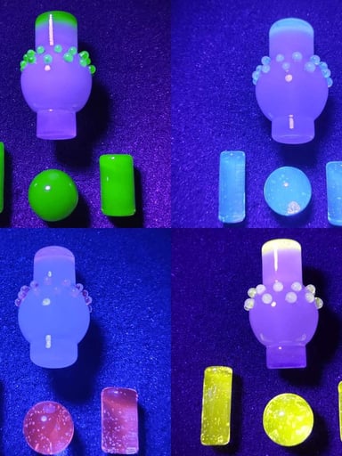 Preview pic of 4pc. Slurper Sets Pastel Serum CFL/UV Reactive (Various Colors)

