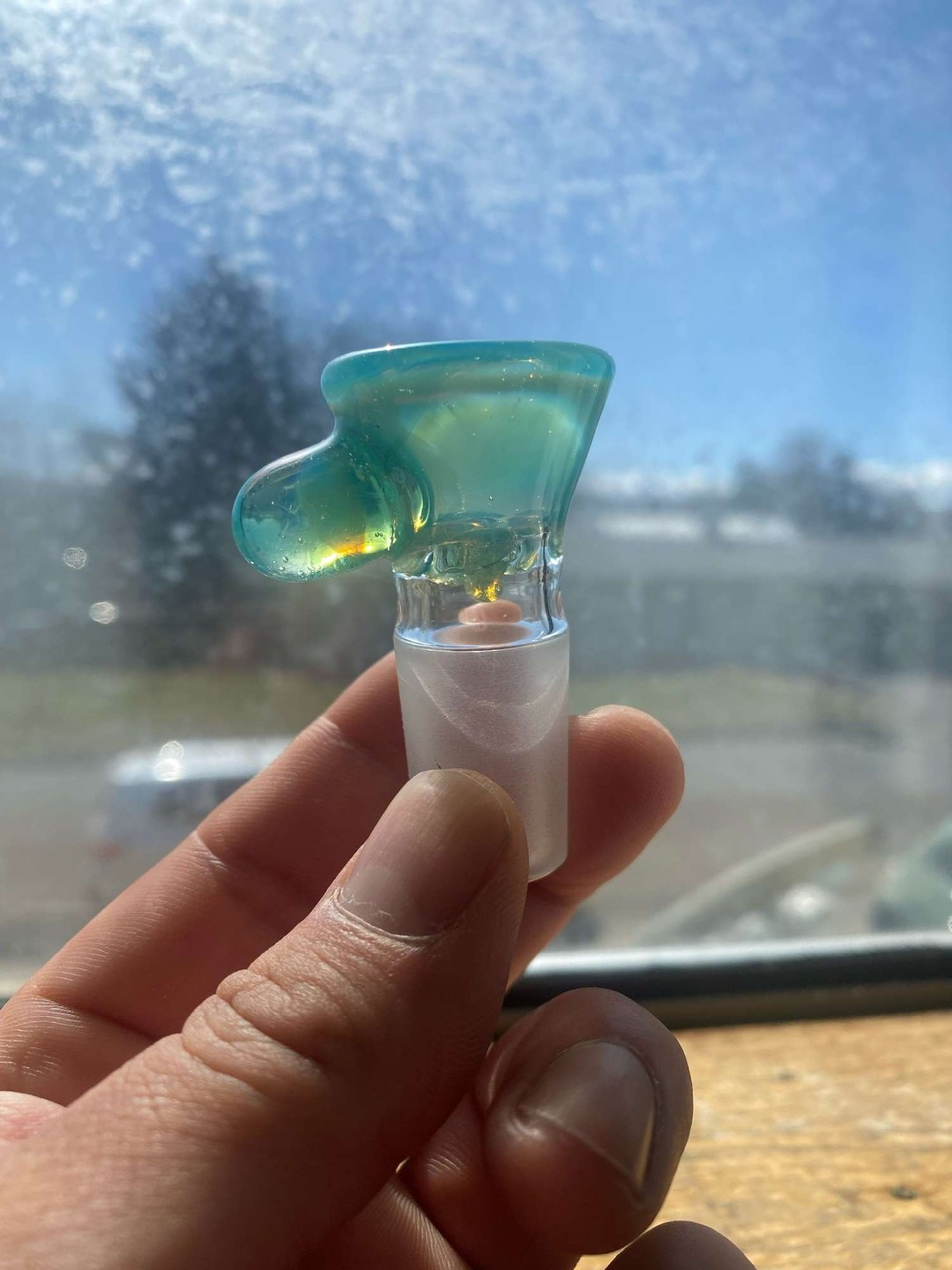 Preview pic of Blue 4 hole slide 