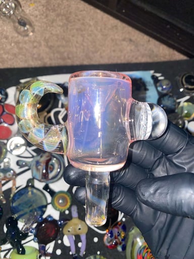 Preview pic of Keystone gold fume 14mm slide 