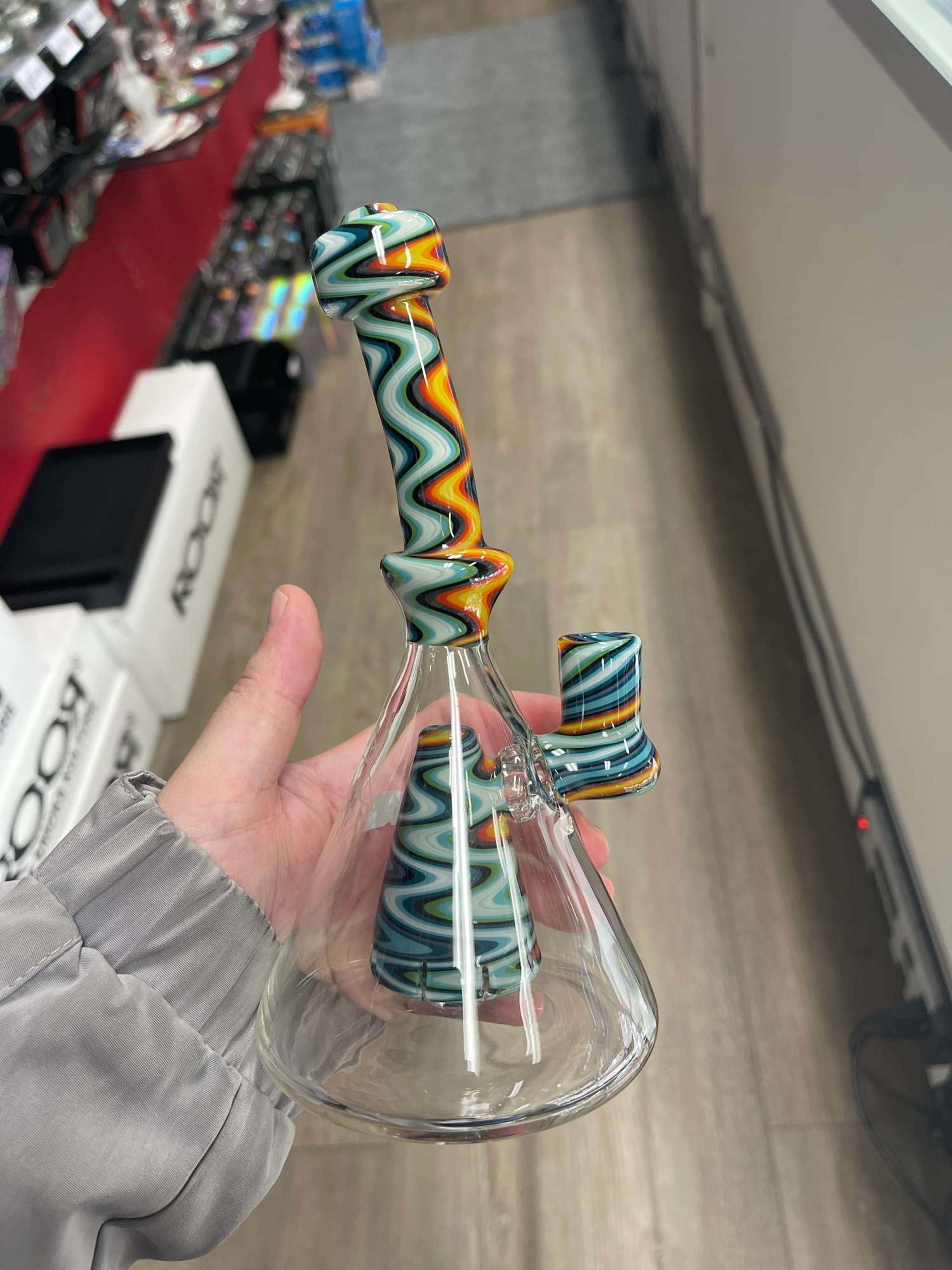 Augy Glass worked mini tube 14mm image 0