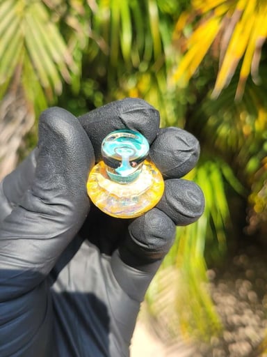 Preview pic of Beautiful Encased opal mushroom spinner cap