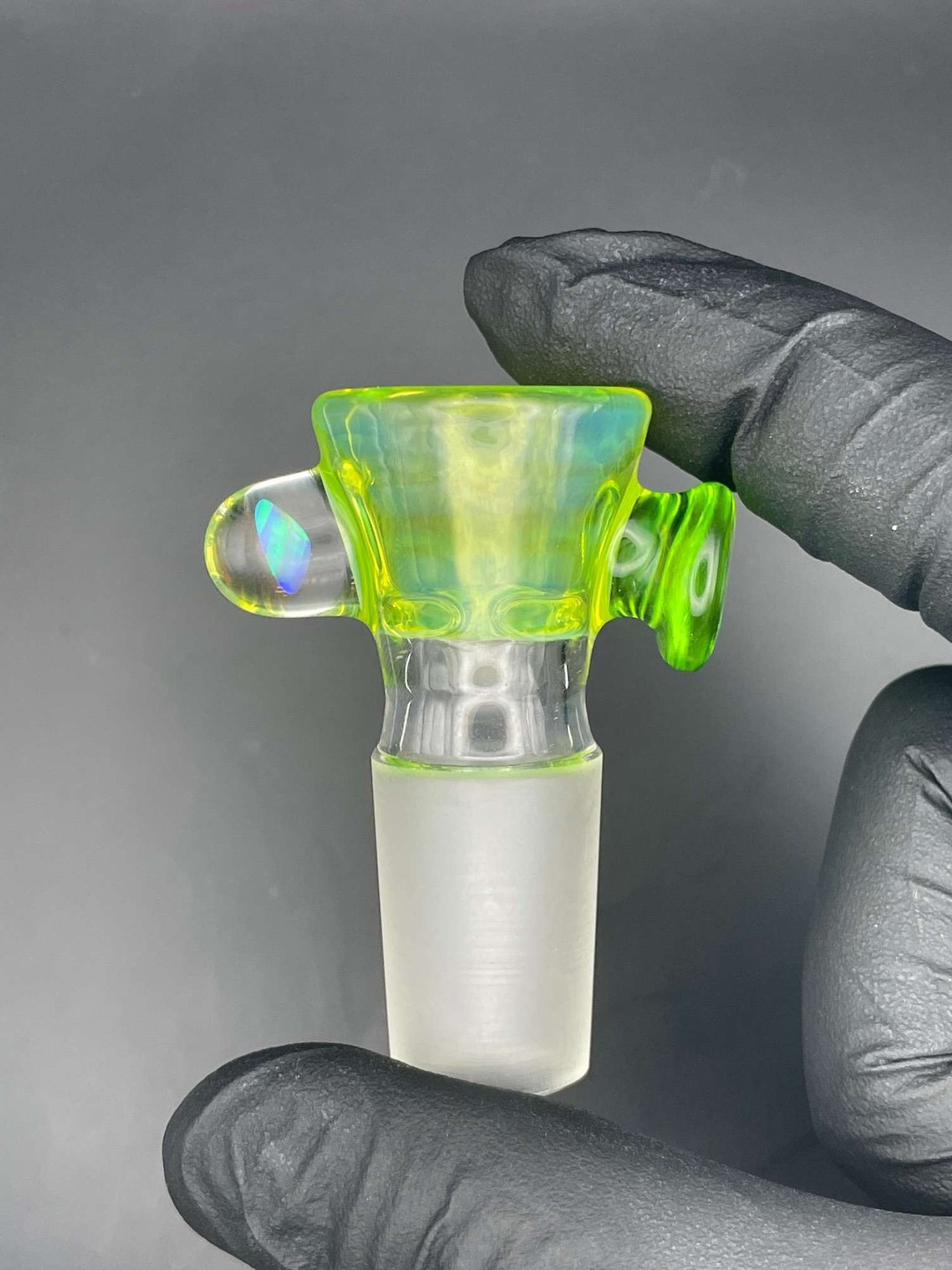 Preview pic of UreGlass 18mm 4 hole opal hammer slide