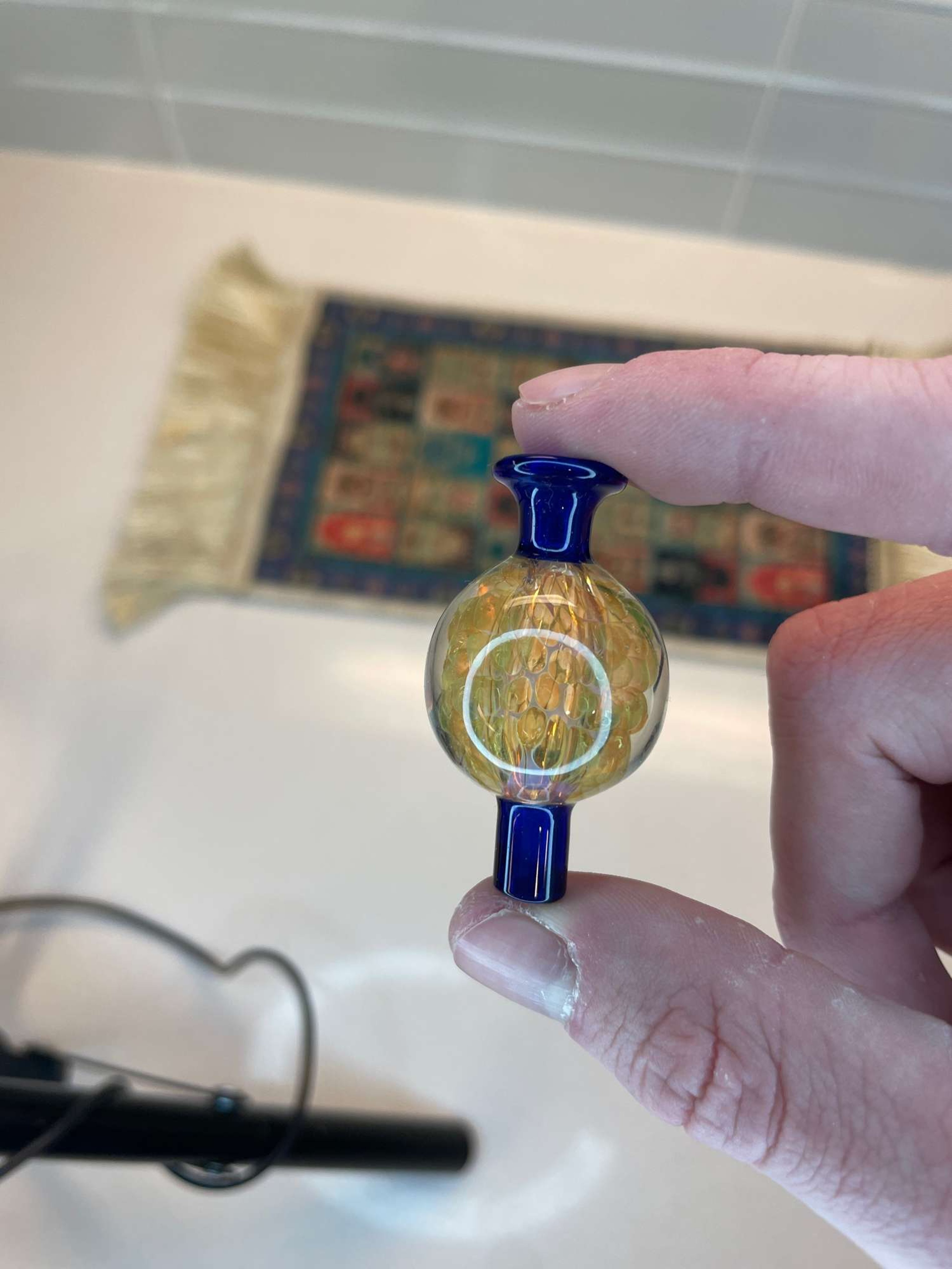 Silver Fumed bubble cap image 0