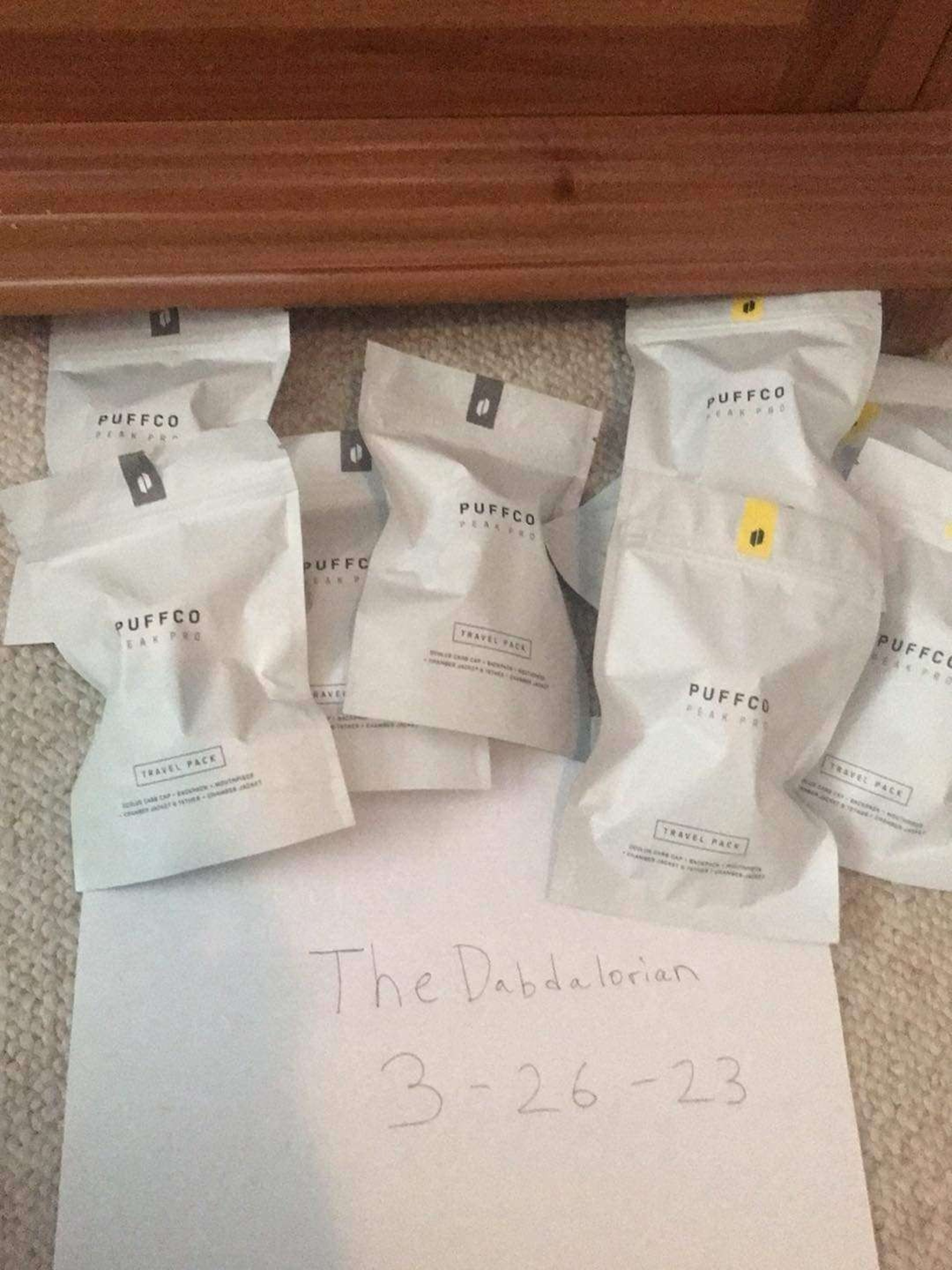 Preview pic of Sealed Puffco Peak Pro Travel Packs