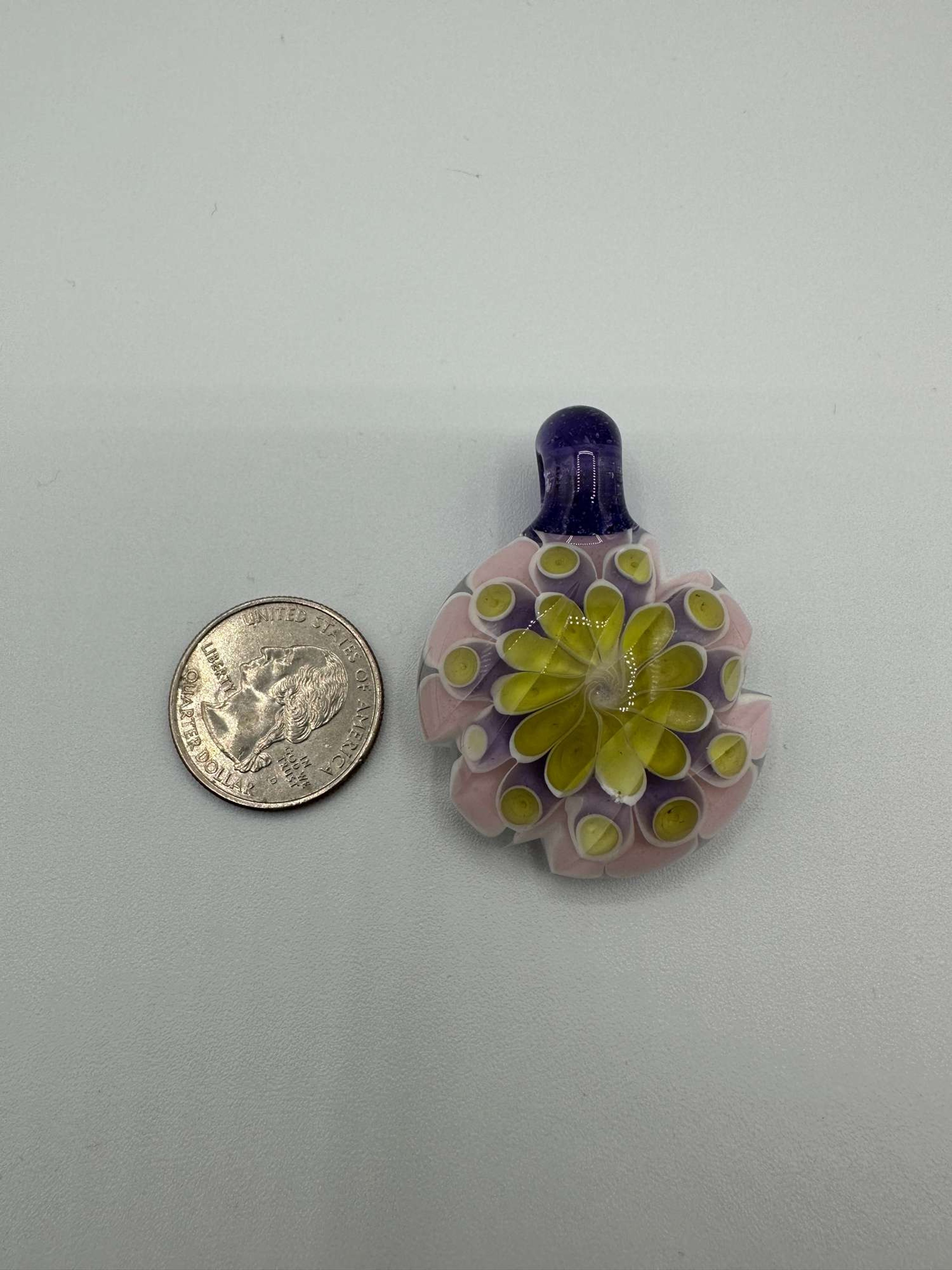 Juju Glass Faceted Dot Pendant image 0