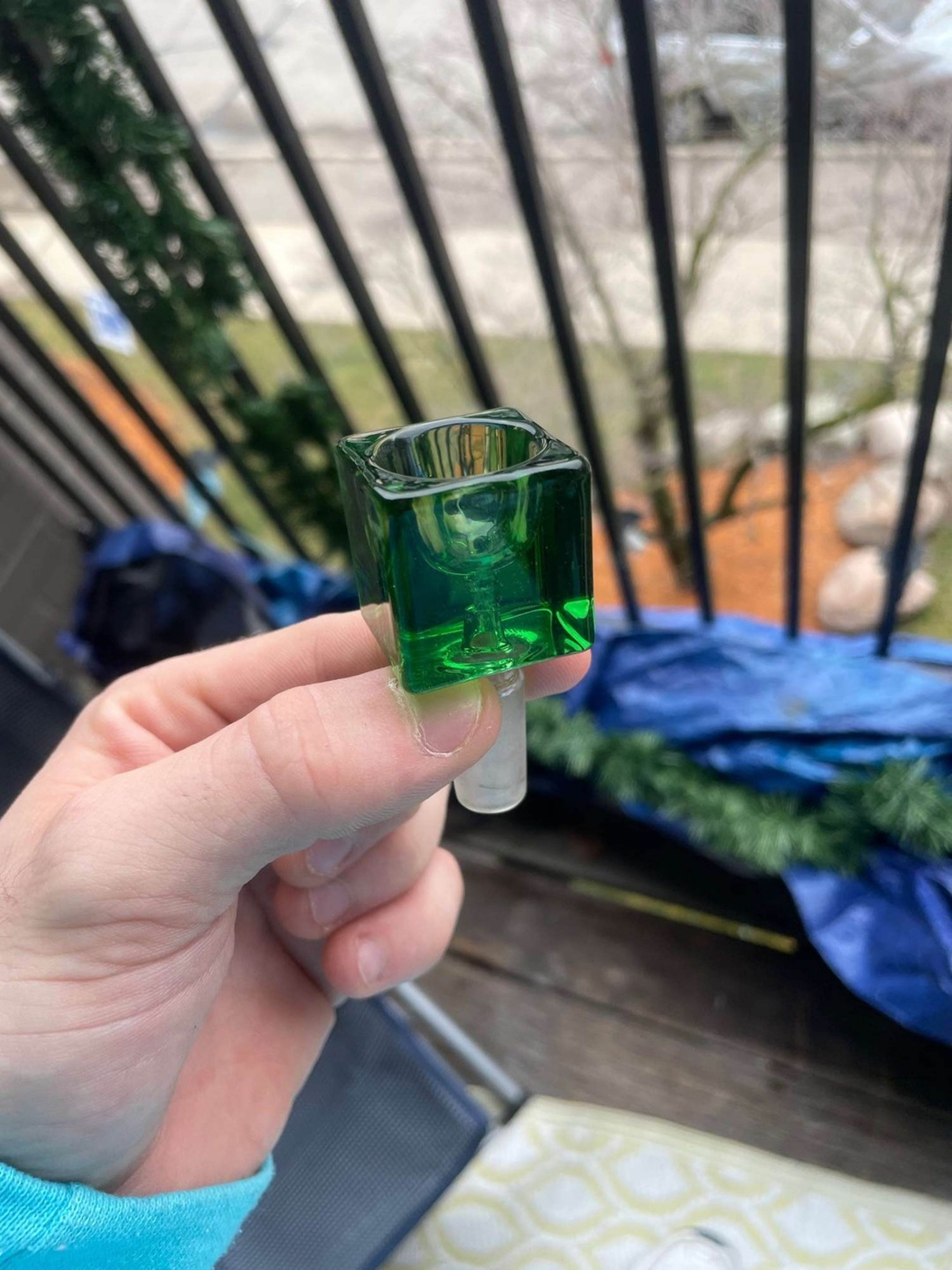 Preview pic of Green Cube Bowl