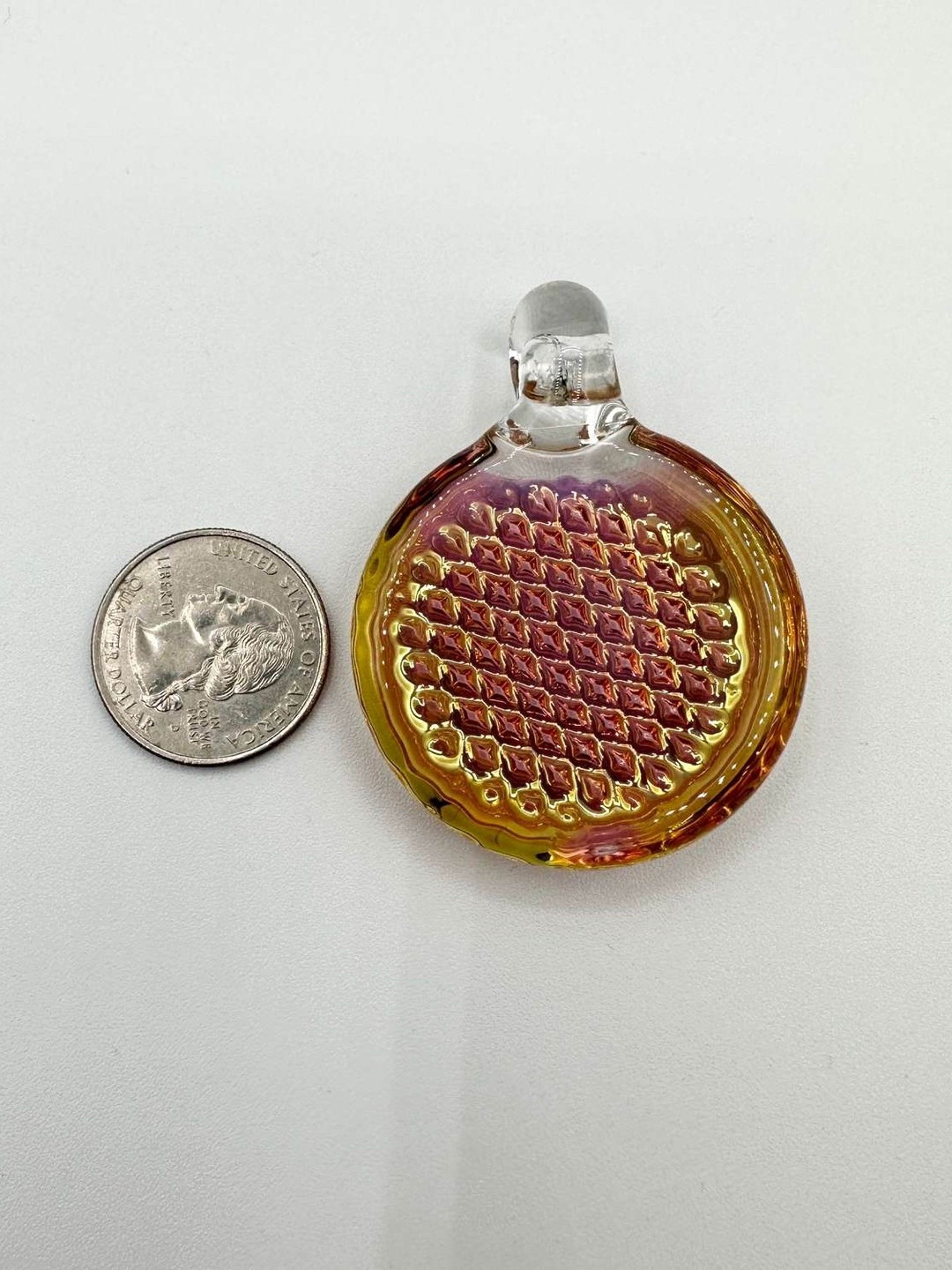 Adami Fumed Disc Pendant image 0