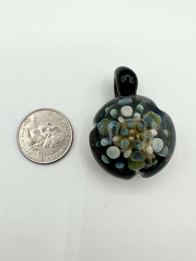Preview pic of Small Fume Faceted Pendant