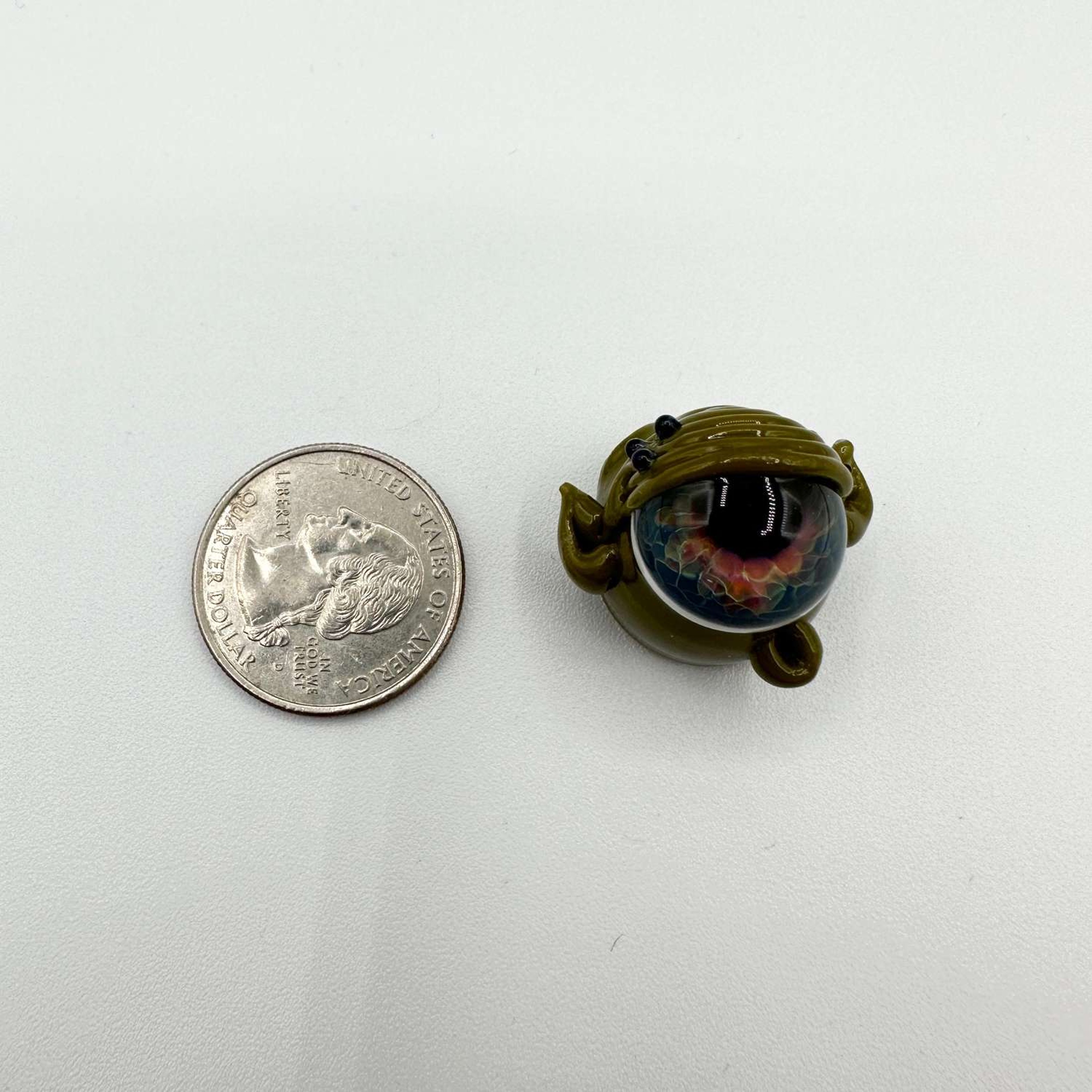 Eli Green Eyeball Monster Pendant image 0