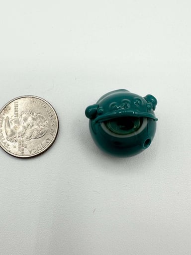 Preview pic of Eli Teal Eyeball Pendant