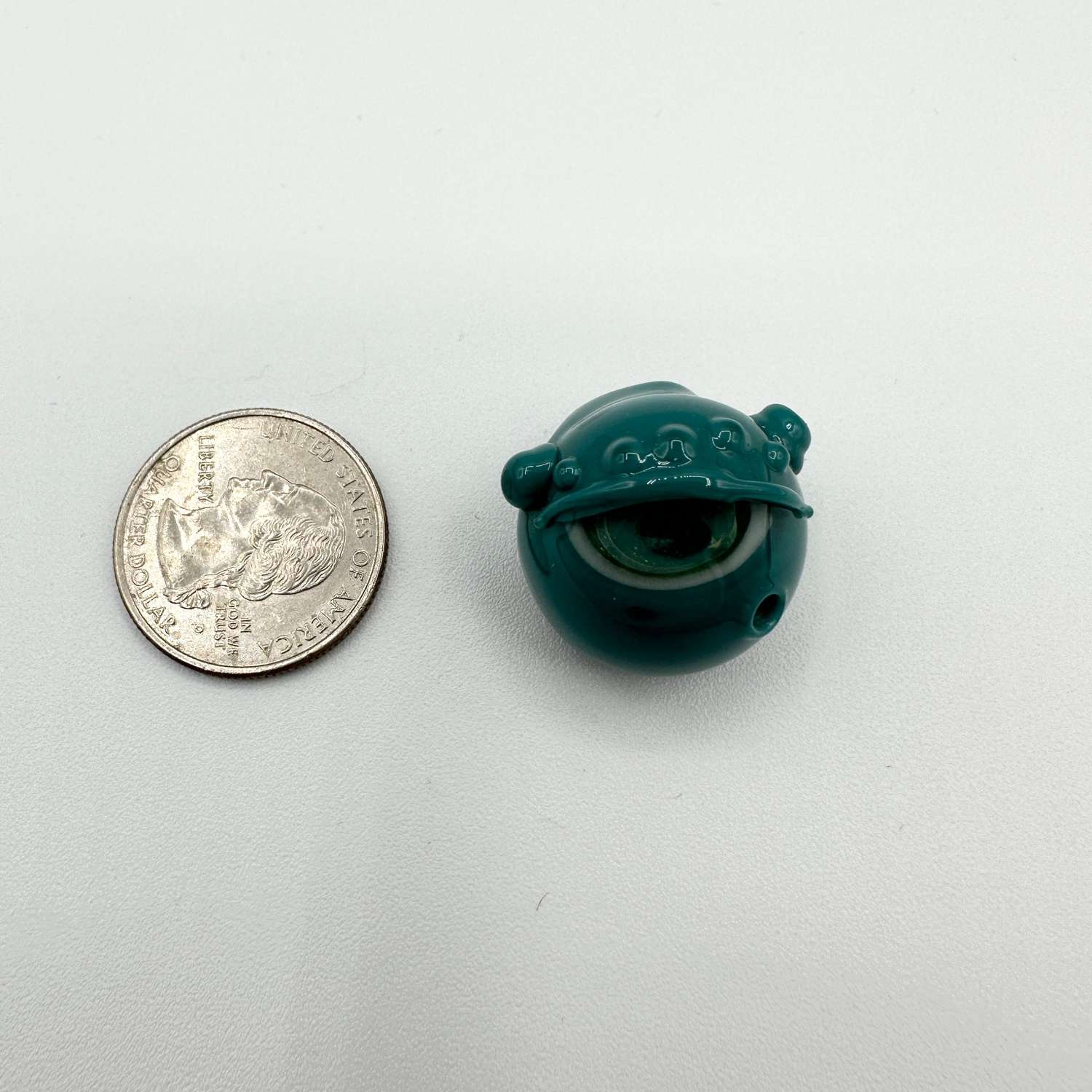 Eli Teal Eyeball Pendant image 0