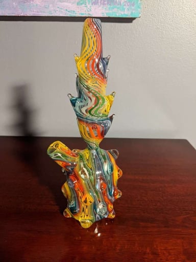 Preview pic of Goose Glass Rainbow Pineapple