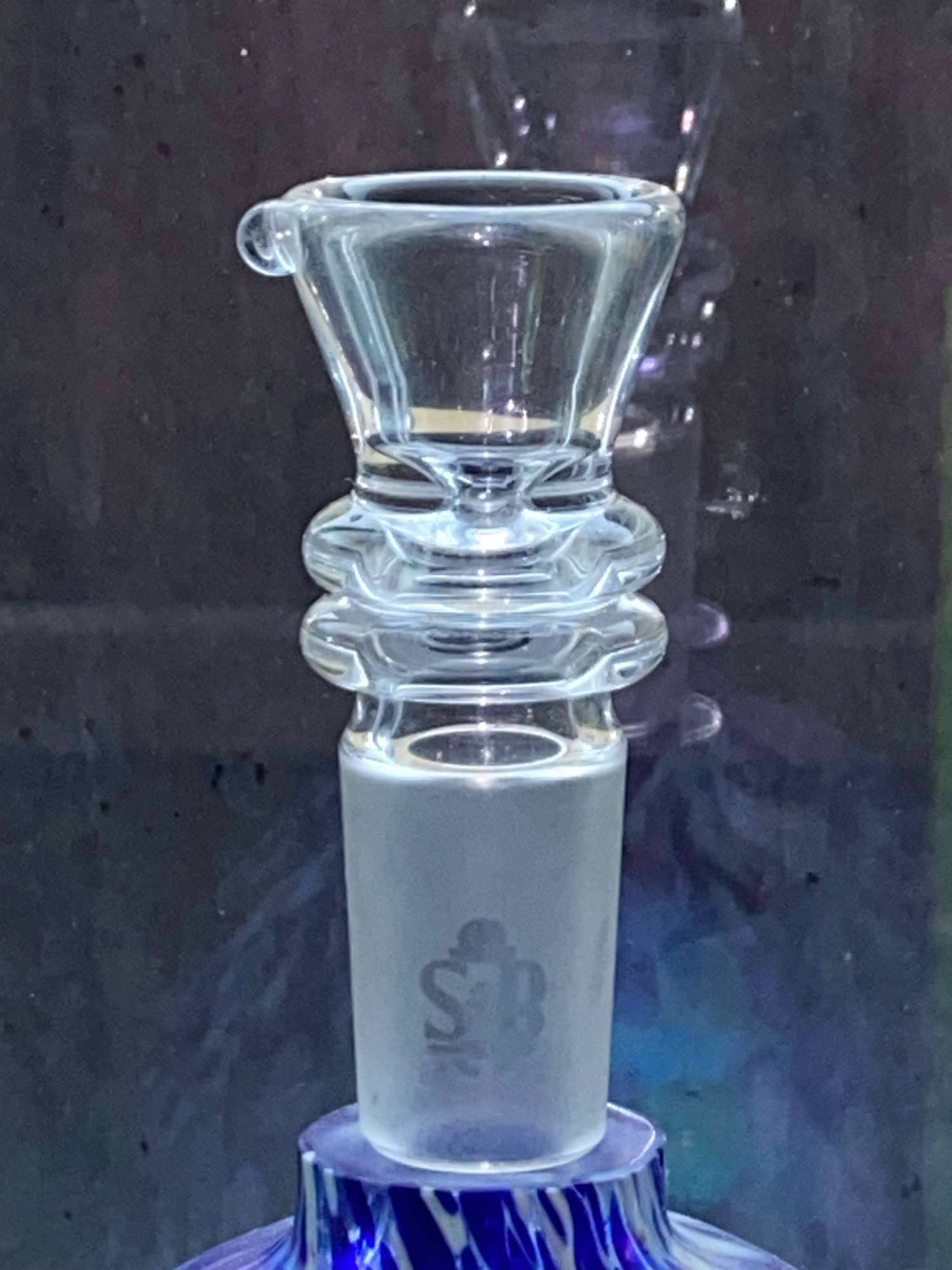 Sheldon Black® Double Thick Glass Bowl Double-Ring w/Engraved Logo image 0